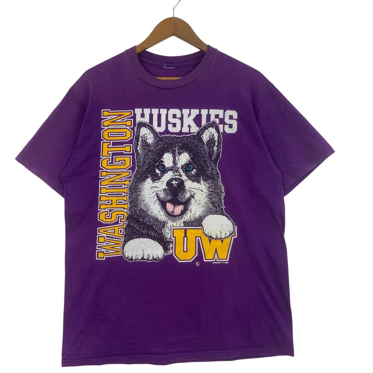 Other Vintage 1992 UW WASHINGTON HUSKIES Athletics Tee Shirt Top Size M / US 6-8 / IT 42-44 - 4 Thumbnail