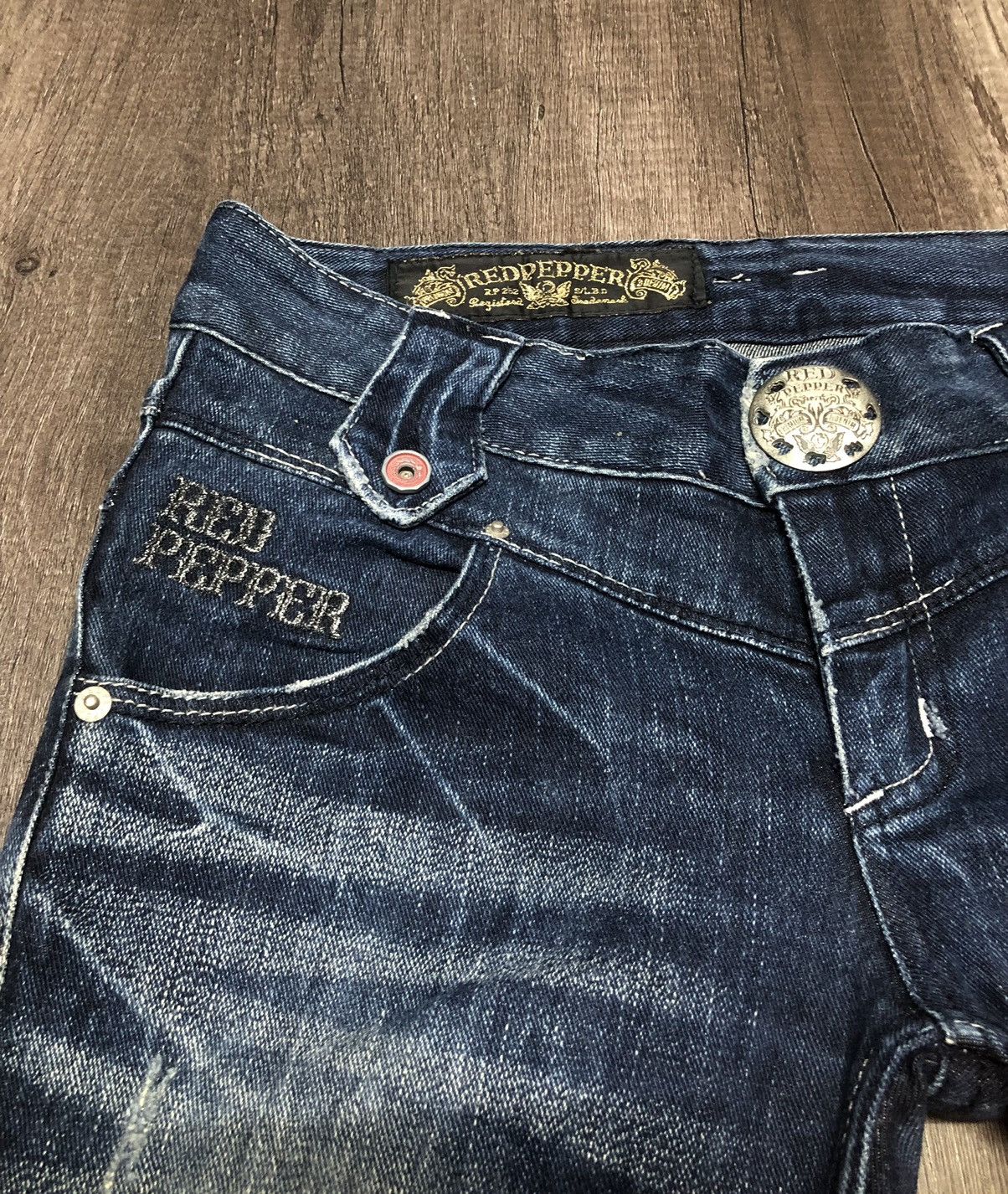 Designer × Japanese Brand Vintage Red Pepper Jeans Gold Label Japanes Brand Size 30" / US 8 / IT 44 - 14 Thumbnail