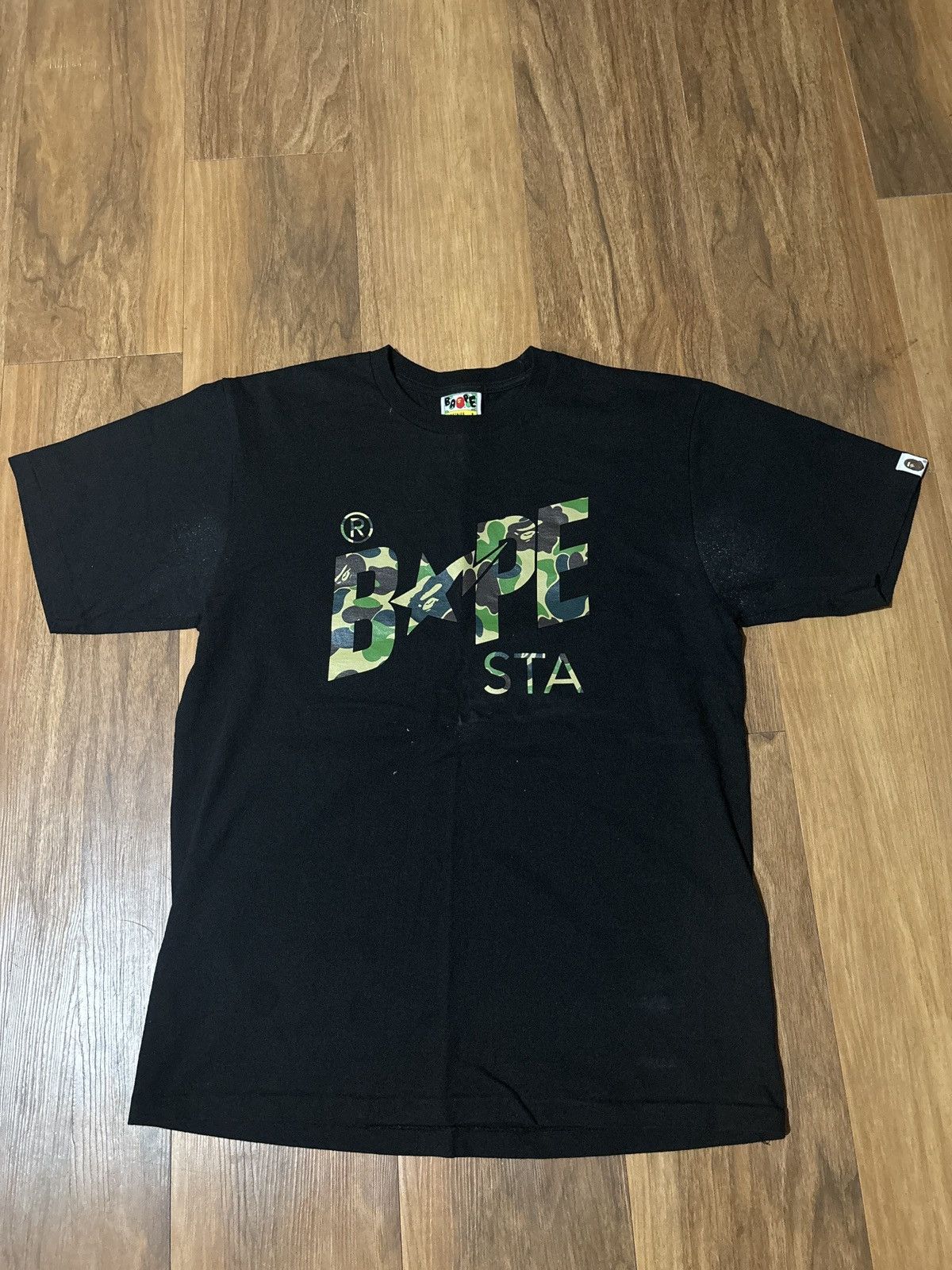 Bape ABC Camo Bape Sta Logo Tee Size US L / EU 52-54 / 3 - 1 Thumbnail