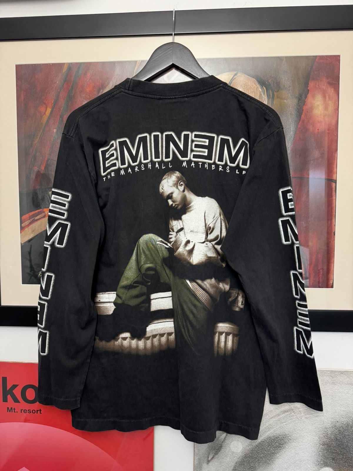 Eminem Eminem The Marshall Mathers LP Vintage Longsleeve Streetwear Size US L / EU 52-54 / 3 - 3 Thumbnail