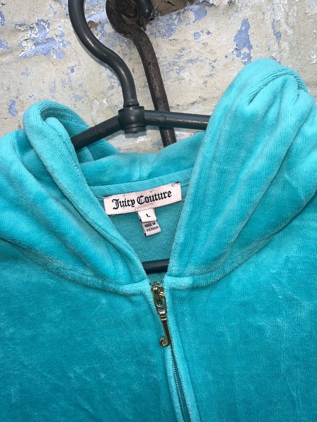 Juicy Couture Vintage Juice Couture Velour Woman Zip Hoodie Size L / US 10 / IT 46 - 5 Thumbnail