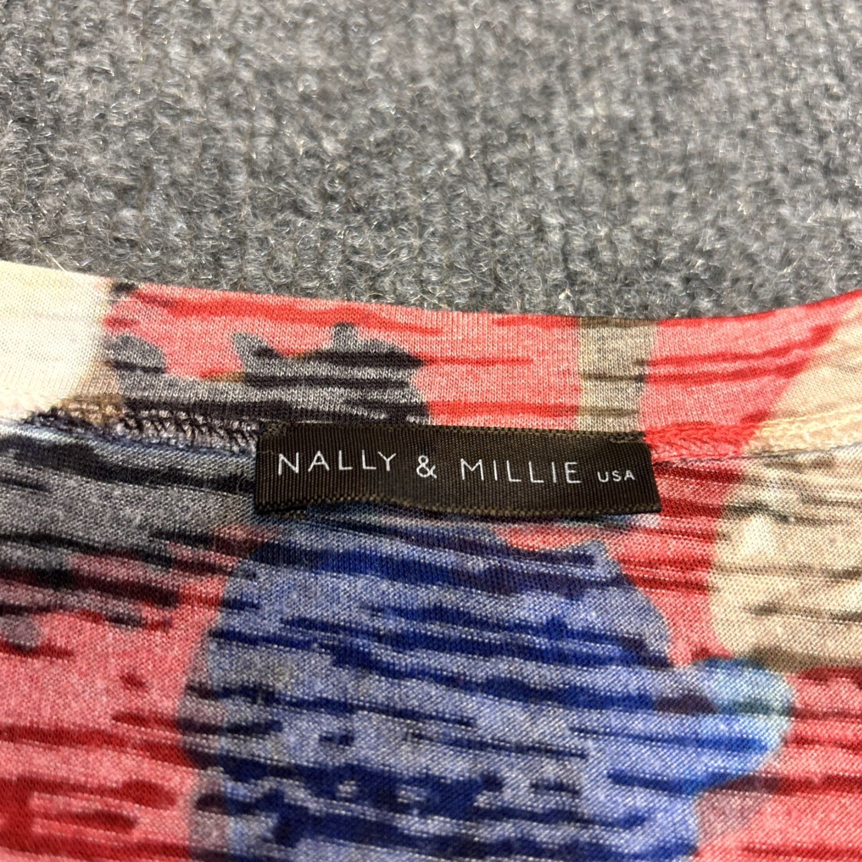 Pinko Nally & Millie Blouse Shirt Womens L Multicolor Floral USA Topoversize Artsy Abstract Small Pink Size L / US 10 / IT 46 - 2 Thumbnail