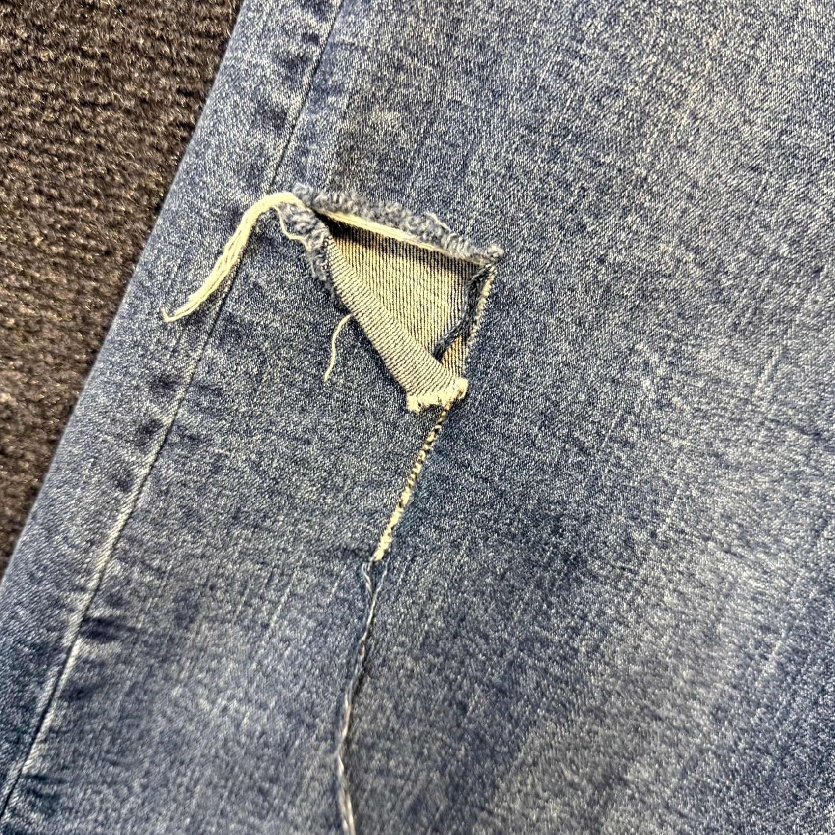 Lucky Brand Lucky Brand Sweet Boot Jeans Womens 14/32 Med Wash Blue Distressed Bootcut Denim Med Wash Jeans Boots cut Distressed 5-Pocket Womens Size 36" / US 14 / IT 50 - 3 Thumbnail