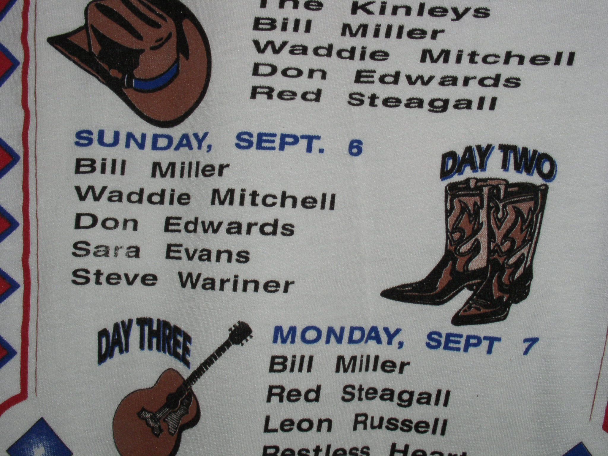 Vintage Clint Black Copperfest Concert Shirt 1997 Leon Russell Size US XXL / EU 58 / 5 - 5 Thumbnail