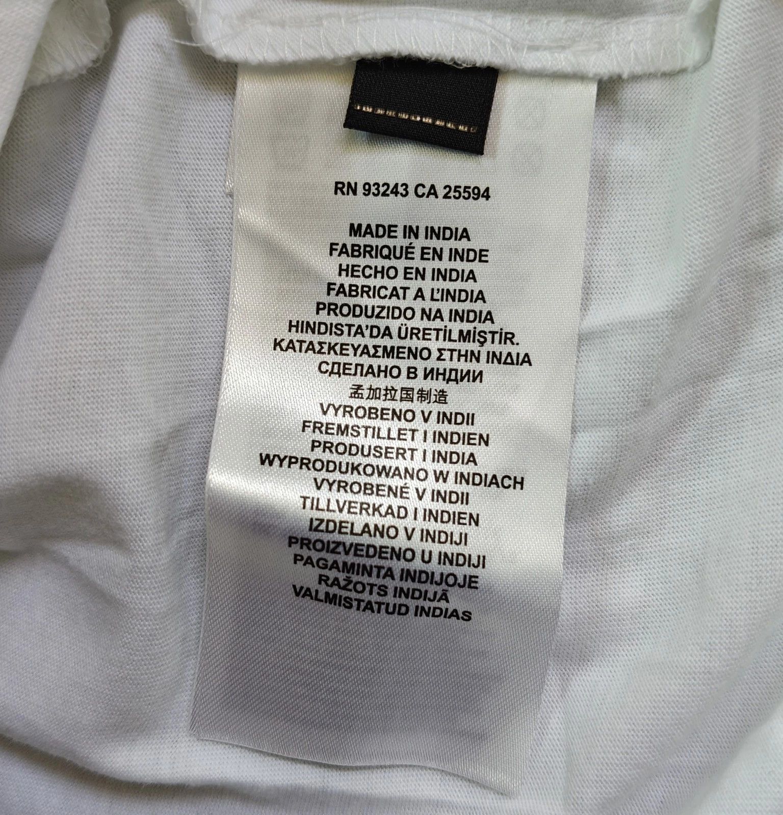 Diesel DIESEL White T-shirt with DSL 78 Denim print T 4173 Size US XS / EU 42 / 0 - 6 Thumbnail