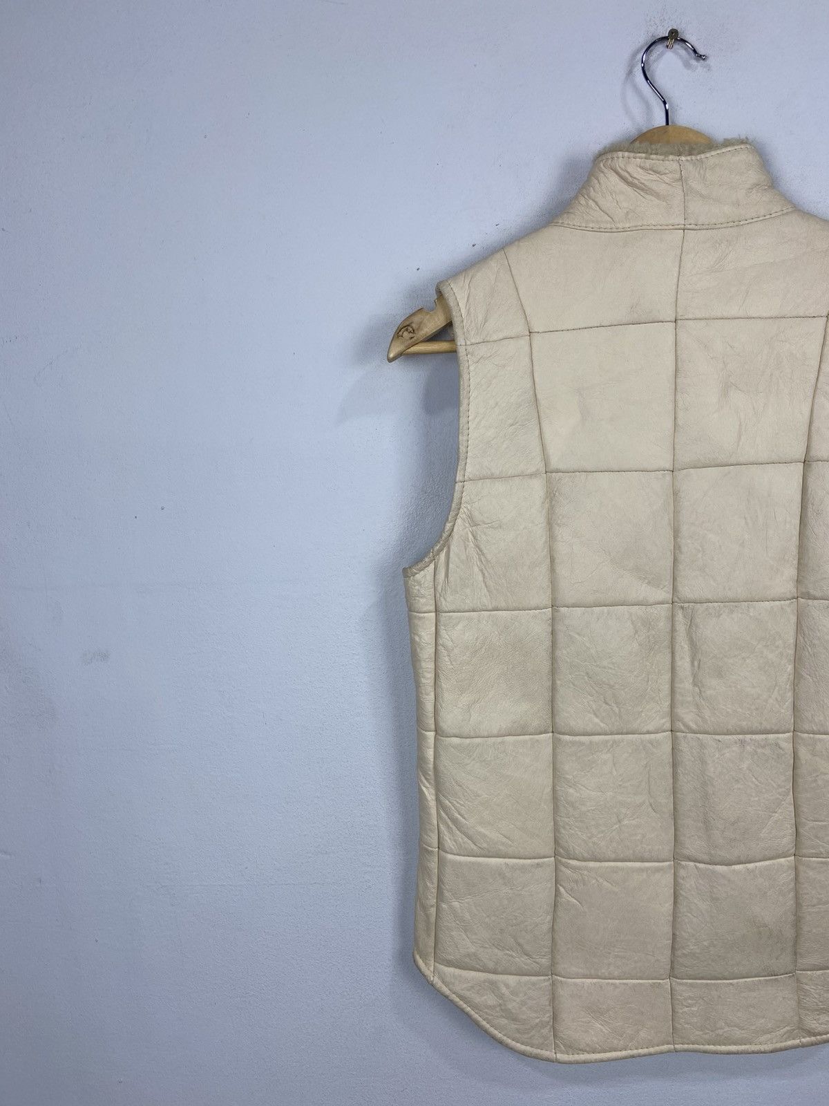 Leather × Vintage VINTAGE BONZ ORIGINAL LAMB SHEARLING VEST Size US XS / EU 42 / 0 - 6 Thumbnail