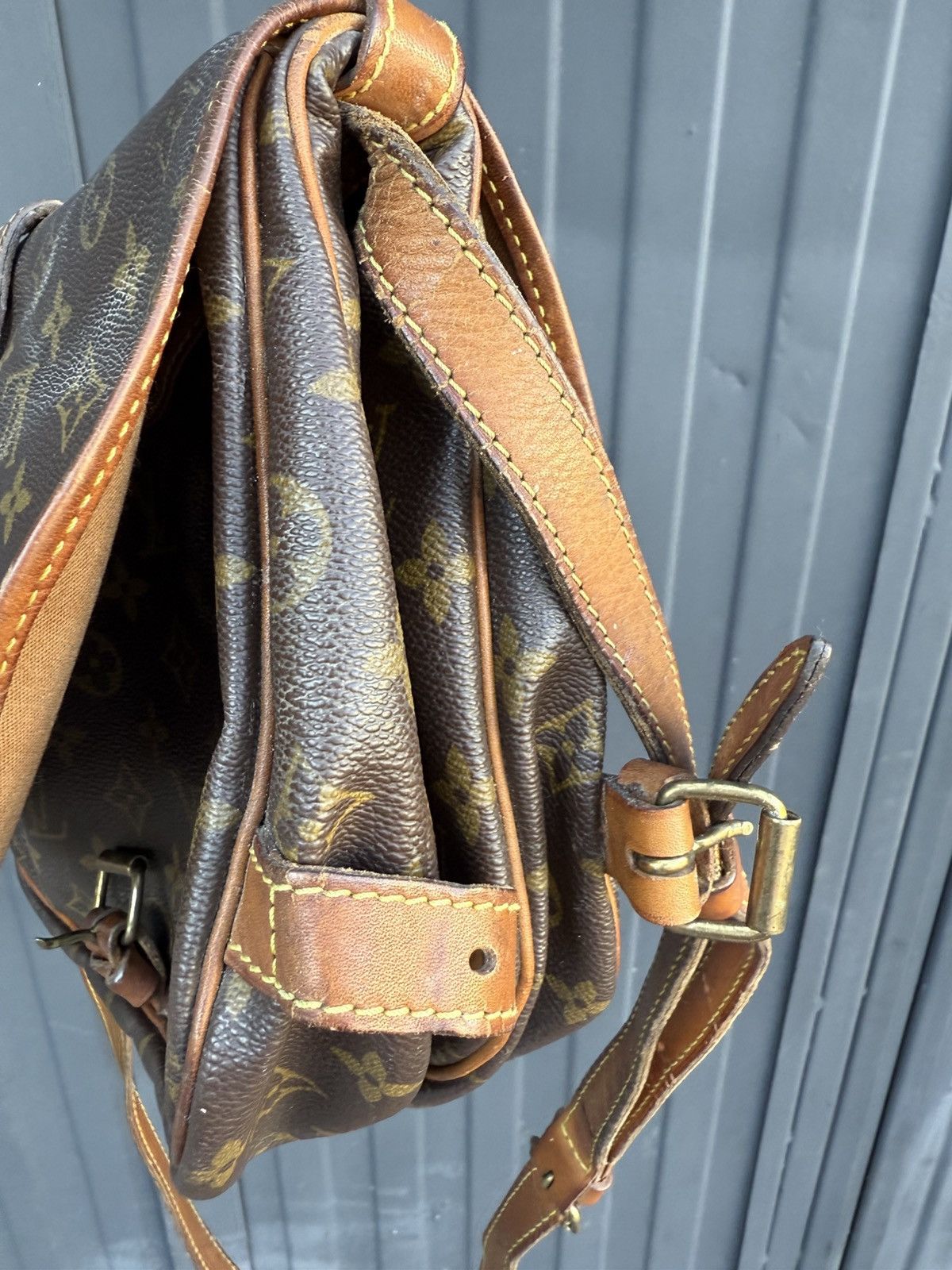 Louis Vuitton 1991 Louis Vuitton Saumur 30 Monogram Canvas W/FREE CARD hol Size ONE SIZE - 12 Thumbnail