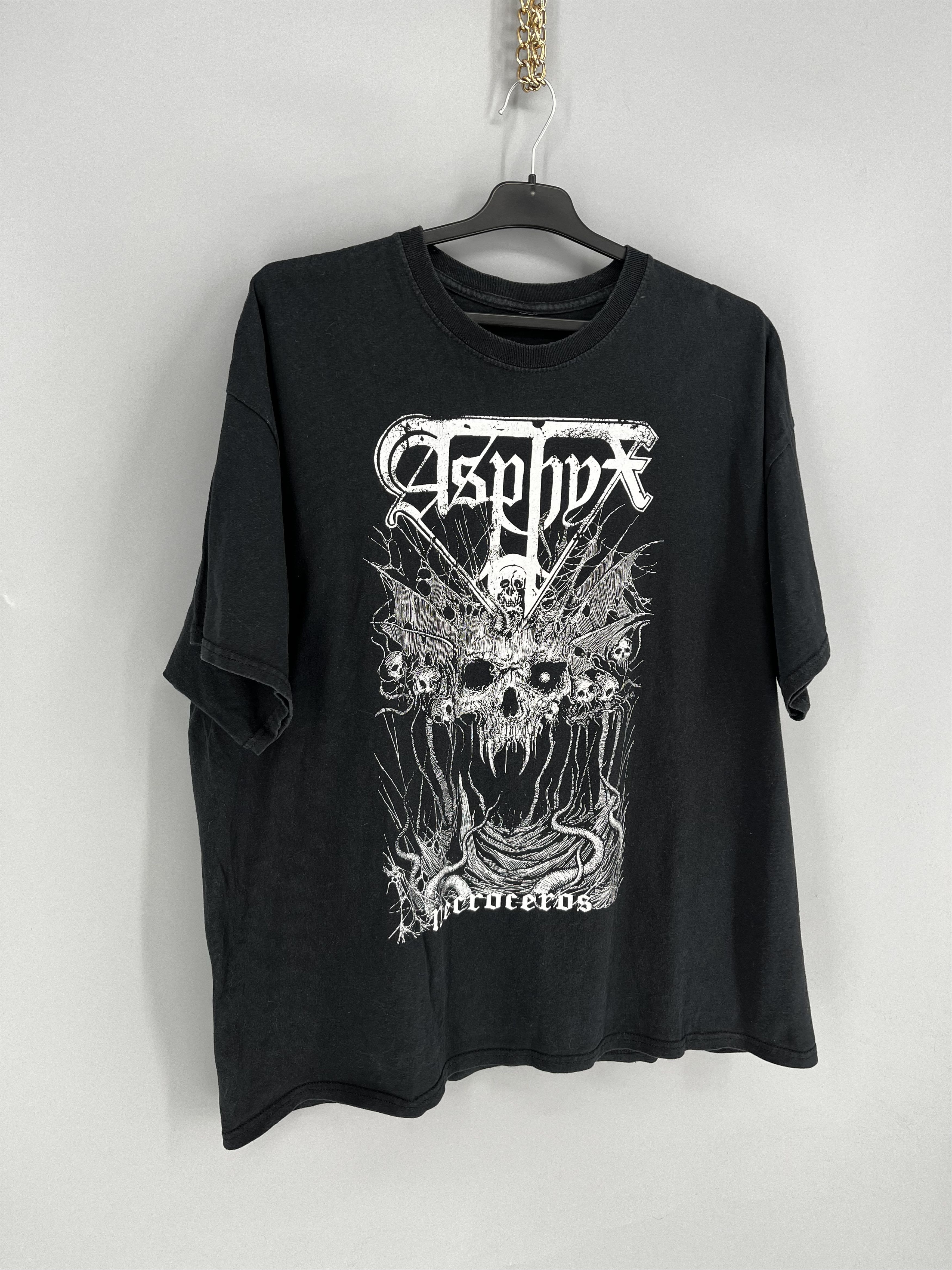 Band Tees Asphyx Crush the Cenotaph Death Metal Tee Size US M / EU 48-50 / 2 - 2 Thumbnail