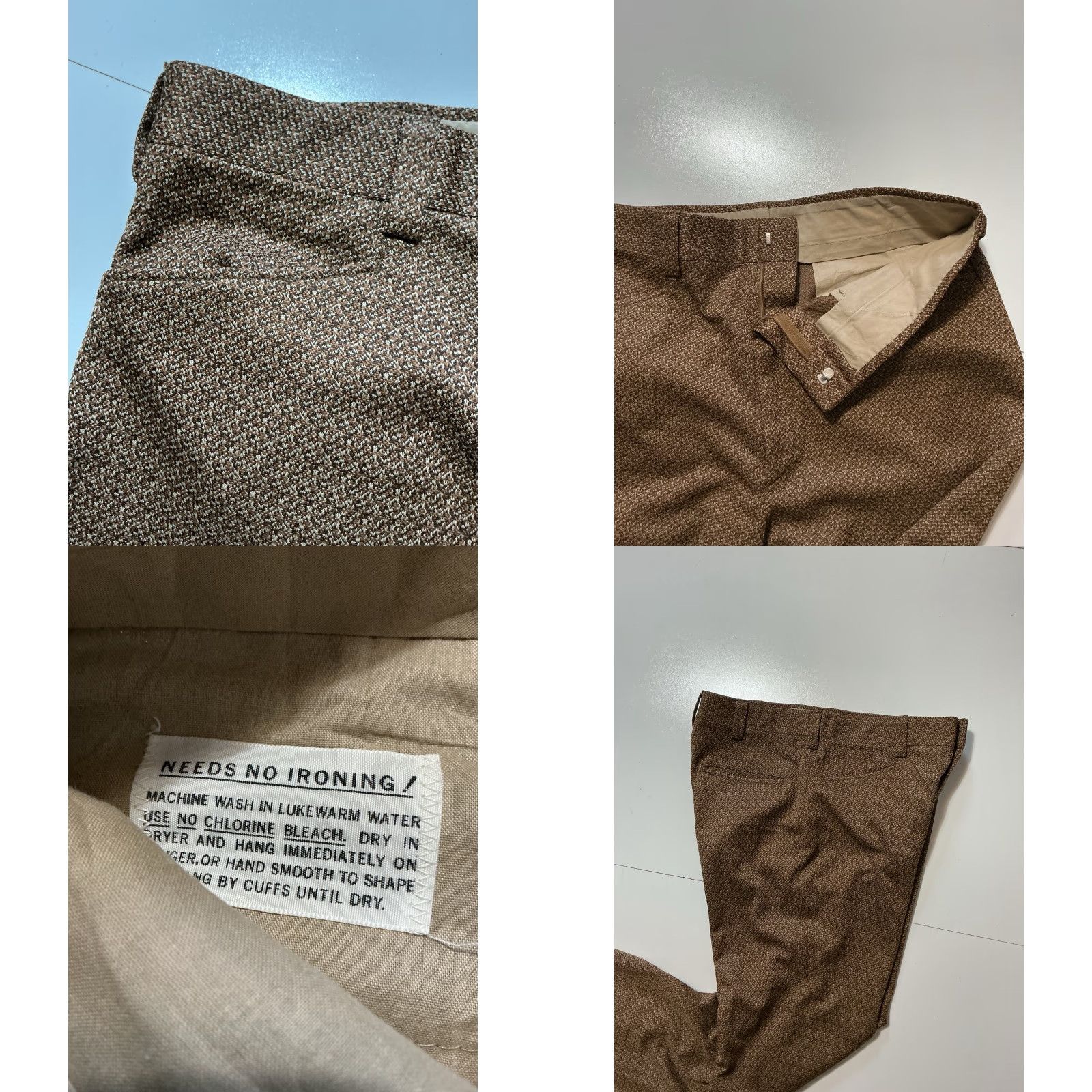 Etro VINTAGE 1970s Mod Groovy Retro Flare Leisure Pattern Print Disco Polyester Pants Unbranded 34W 28Inseam Mens? Womens? Size US 34 / EU 50 - 8 Thumbnail