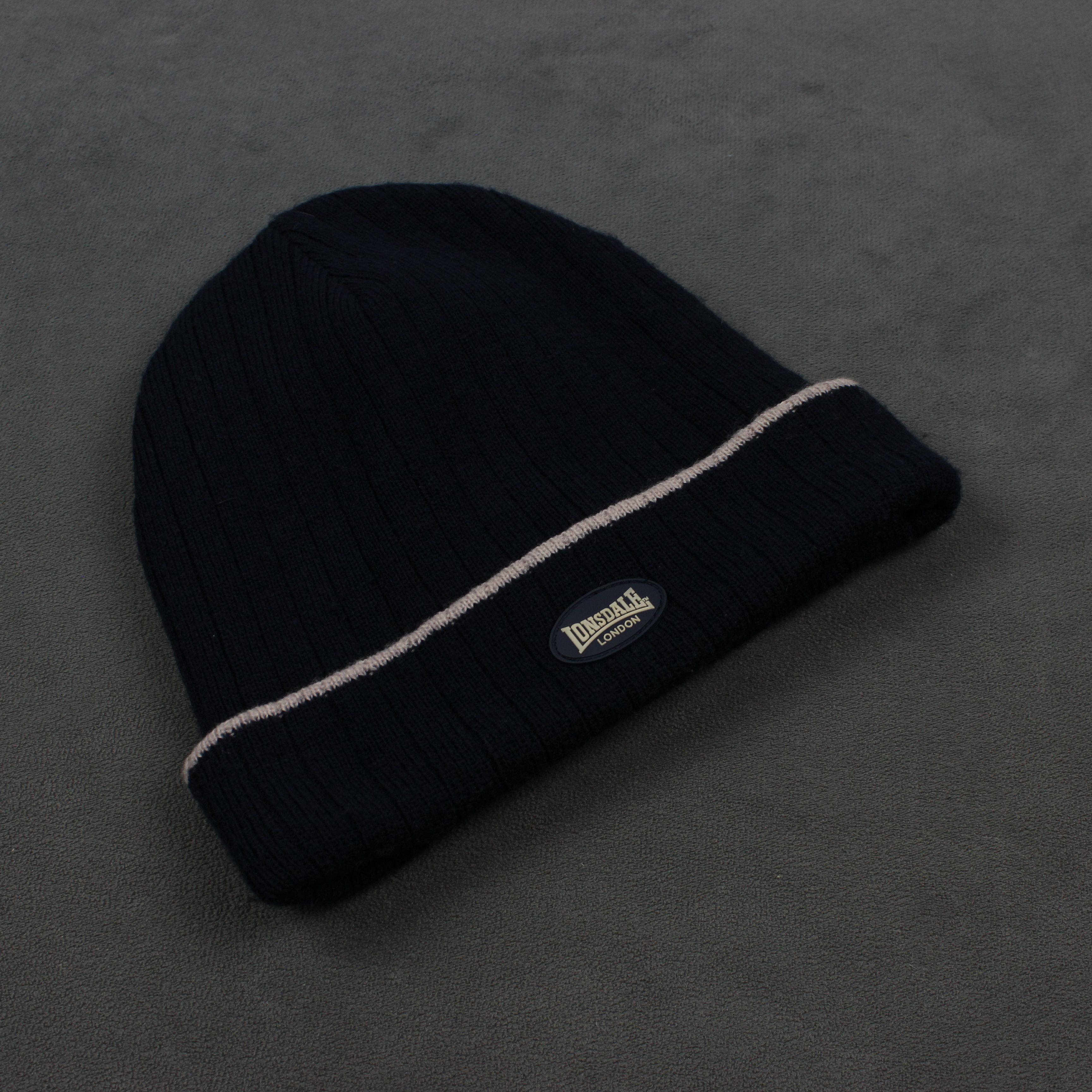 Lonsdale Lonsdale hat men wool one size black Size ONE SIZE - 3 Thumbnail