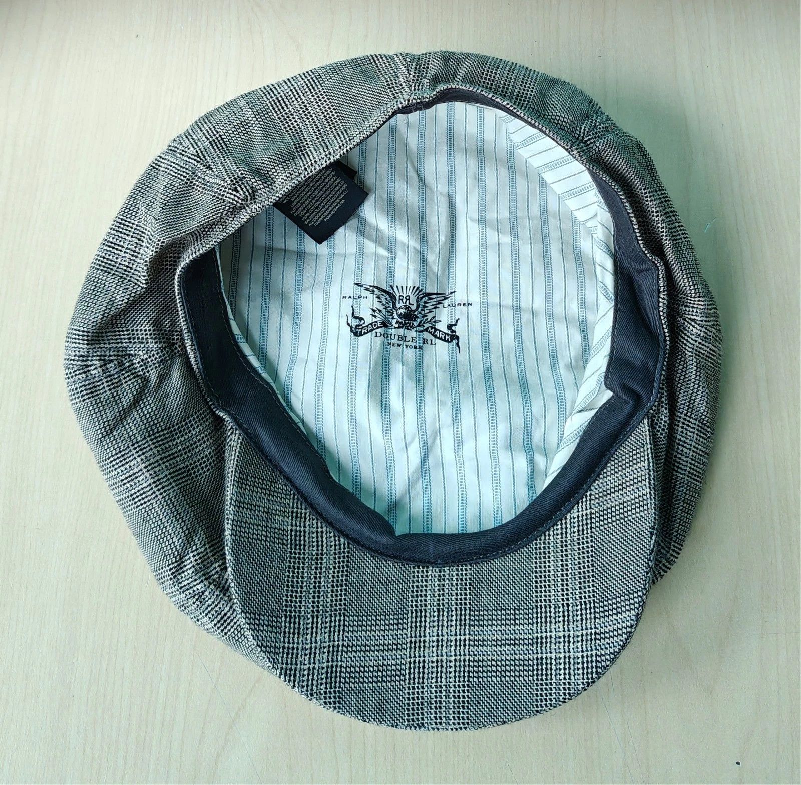 RRL Ralph Lauren DOUBLE RL Wool-Cotton Glen Plaid Newsboy Cap T/1921 Size ONE SIZE - 11 Thumbnail
