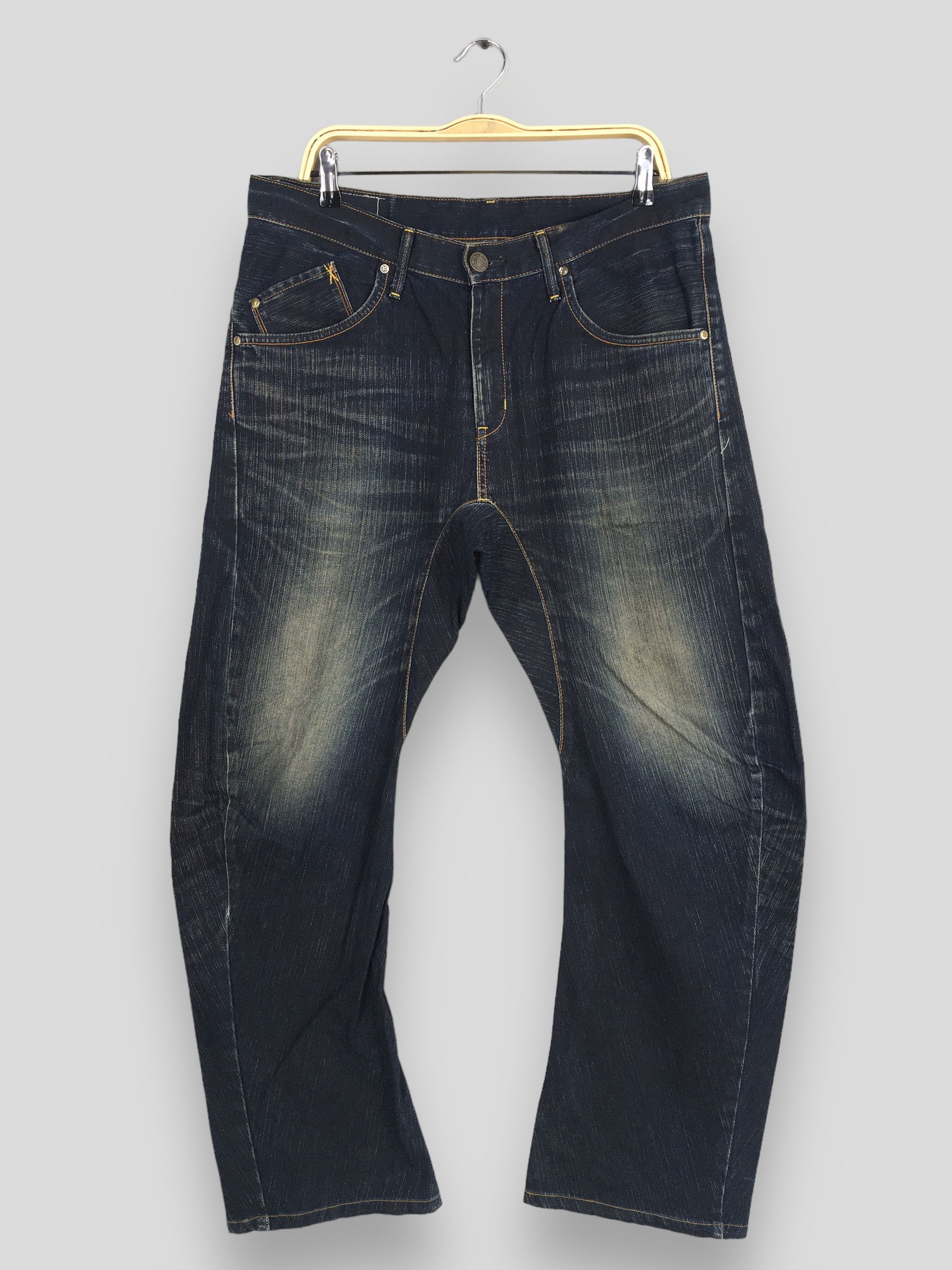 Edwin Size 35x30 Vintage Edwin XV-Function Twisted Leg Jeans S1728 Size US 35 - 1 Thumbnail