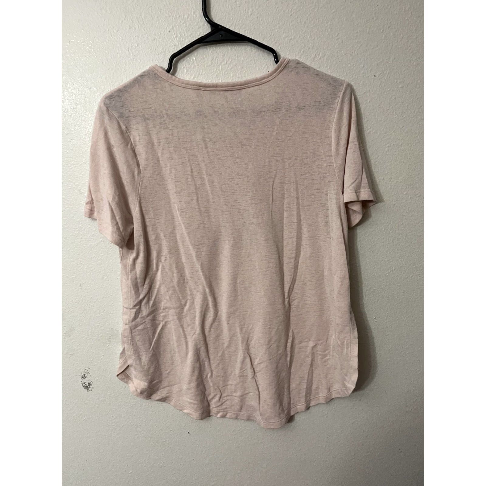 Athleta Athleta Women Medium Breezy Tee Round Neck Short Sleeve Modal Blend Pink Size 32" / US 10 / IT 46 - 2 Thumbnail
