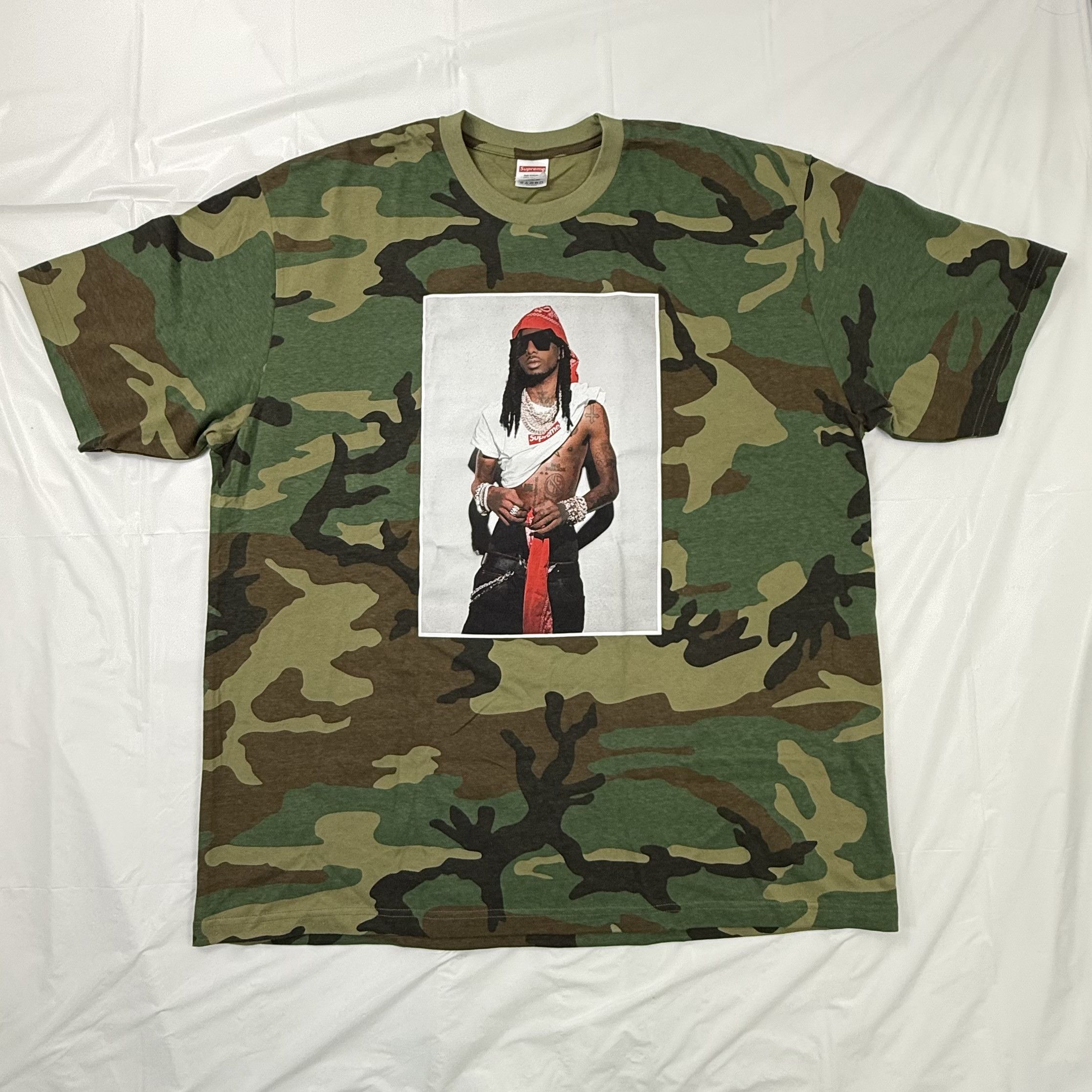 Supreme Supreme x Playboi Carti Camo Photo Tee | Grailed