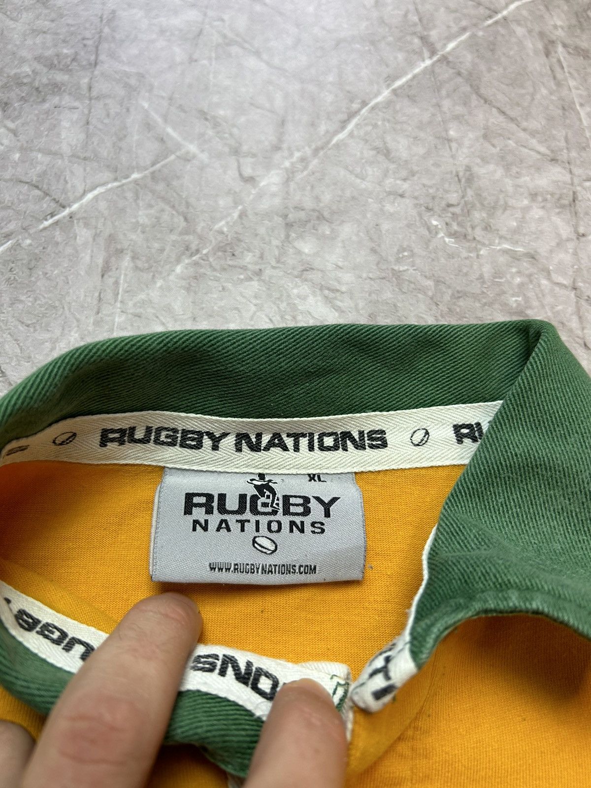 Rugby Ralph Lauren × Vintage Vintage 90s Australia Rugby Shirt Size US L / EU 52-54 / 3 - 4 Thumbnail