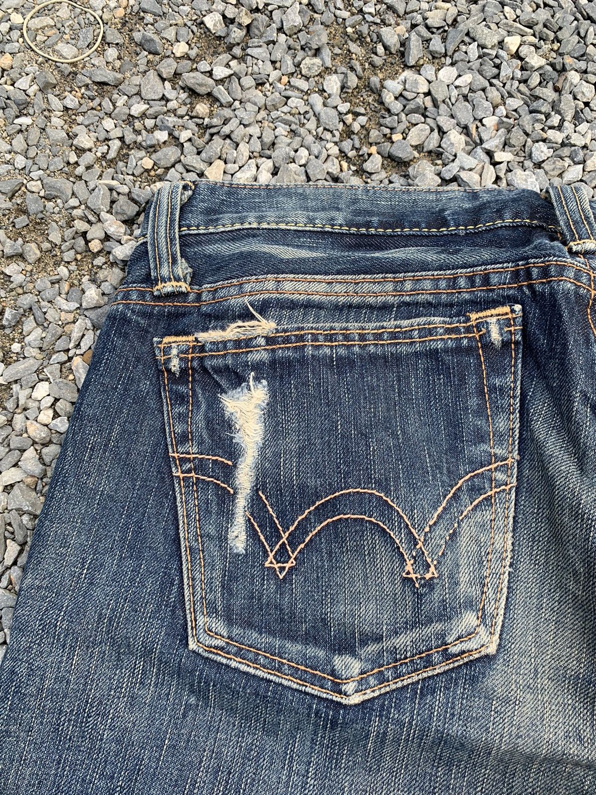 Kapital RARE EDWIN STUDDED PUNK STYLE LIKE HYSTERIC GLAMOUR DENIM Size US 31 - 16 Thumbnail