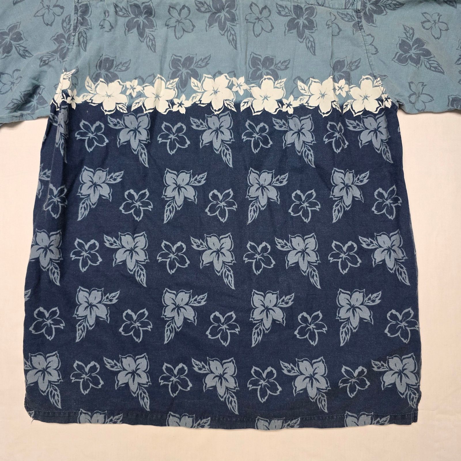 Cherokee × Vintage Floral Hawiian Cherokee XL Flower Tropical Beach Blue Shirt Size US XL / EU 56 / 4 - 7 Thumbnail