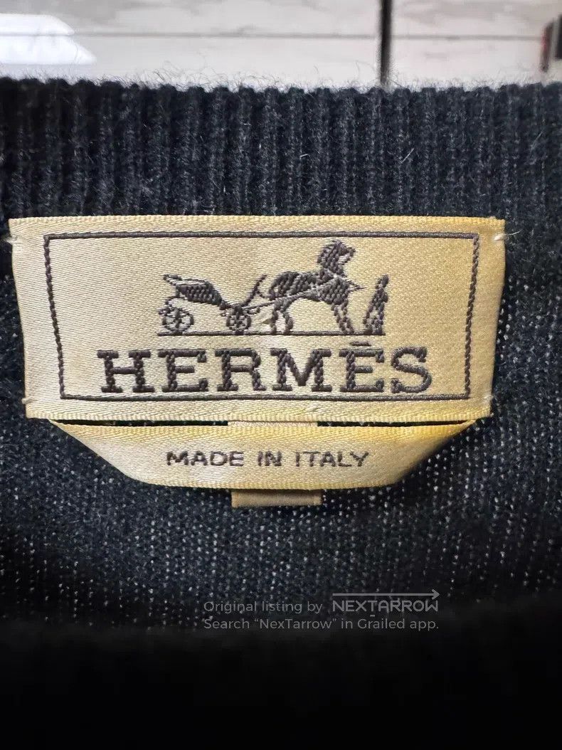 Hermes Hermes Cashmere Sweater with a Small Spider and Web on the Size S / US 4 / IT 40 - 3 Thumbnail