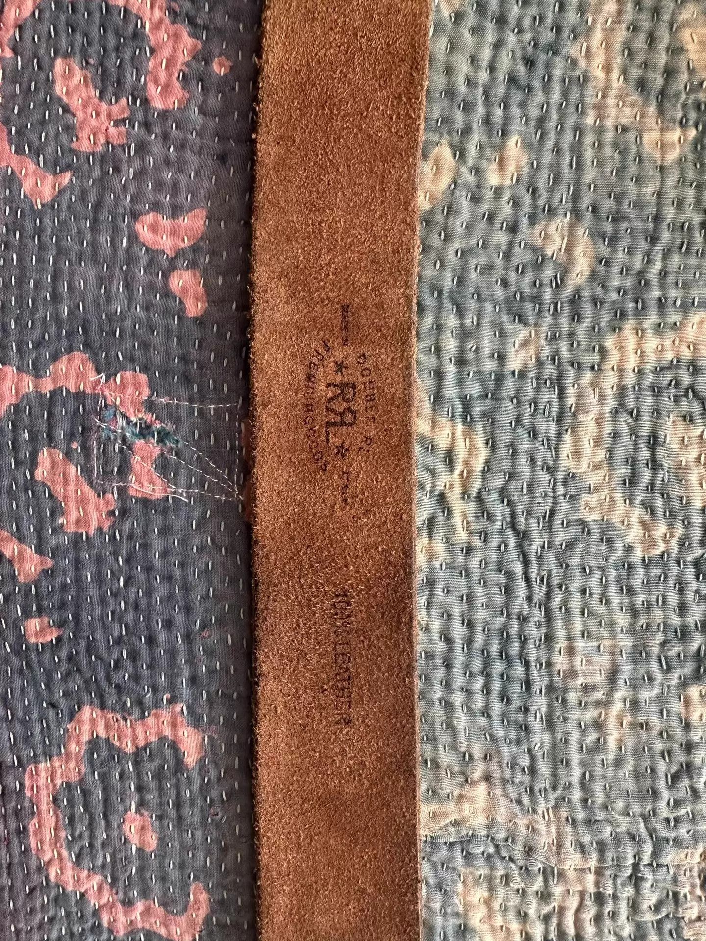 RRL Ralph Lauren RRL Vintage Double Ring Belt Italian Made 34 Size ONE SIZE - 4 Thumbnail