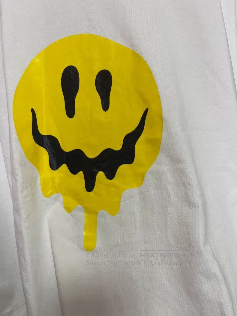 Balenciaga Balenciaga Smiley Skull Printed Round Neck Long Sleeve T-s Size US L / EU 52-54 / 3 - 3 Thumbnail