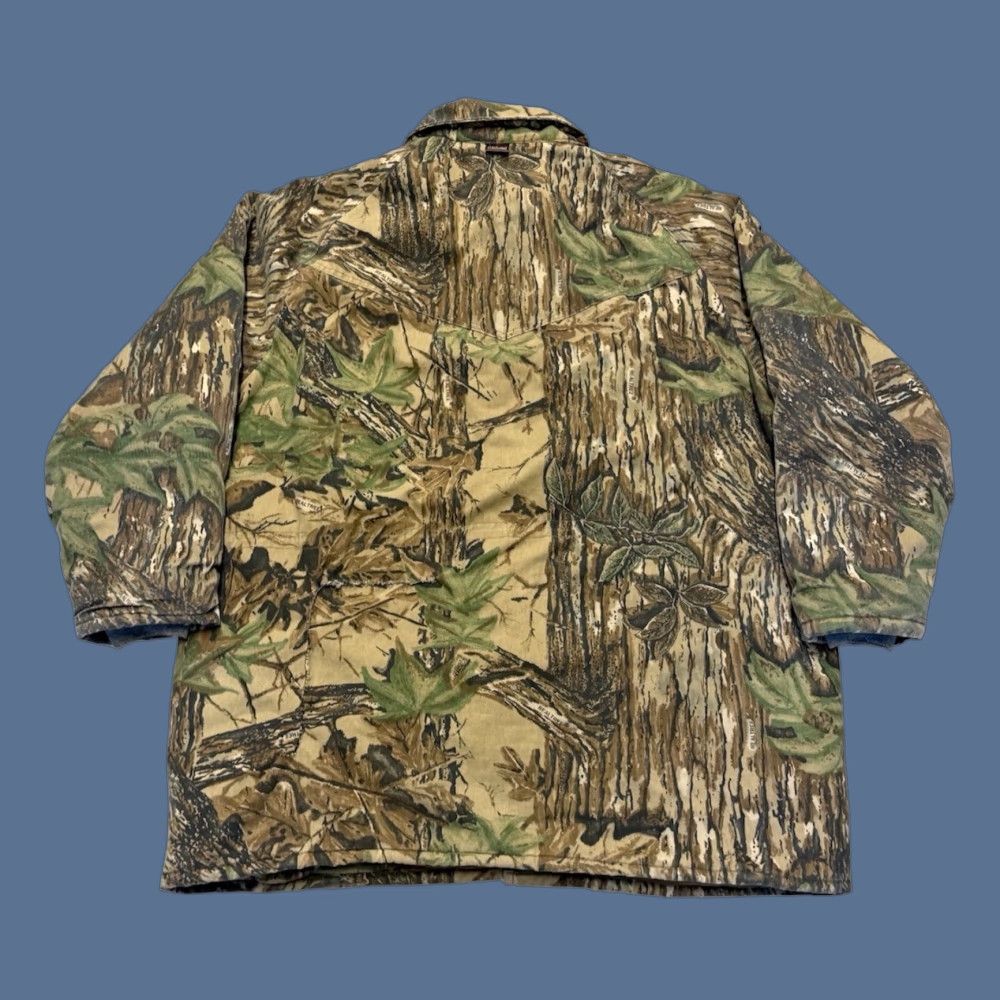 VINTAGE Walls Chore Jacket Mens XL Camouflage Full Zip Insulated Pockets Hunting Outdoor USA Made