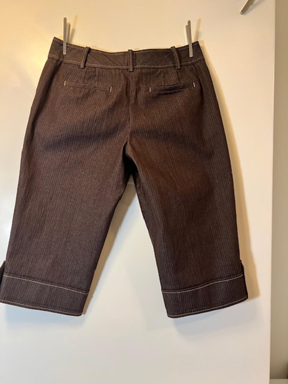 Other Ann Taylor LOFT "Marisa" Cuffed Capris Size 27" / US 4 / IT 40 - 4 Thumbnail