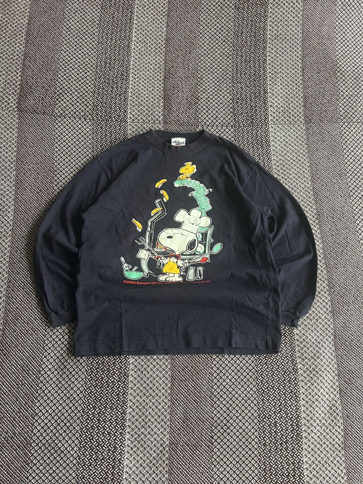 Vintage Vintage 80s Peanuts Graphic Print Y2K Sweatshirt Copyright Size US M / EU 48-50 / 2 - 1 Thumbnail