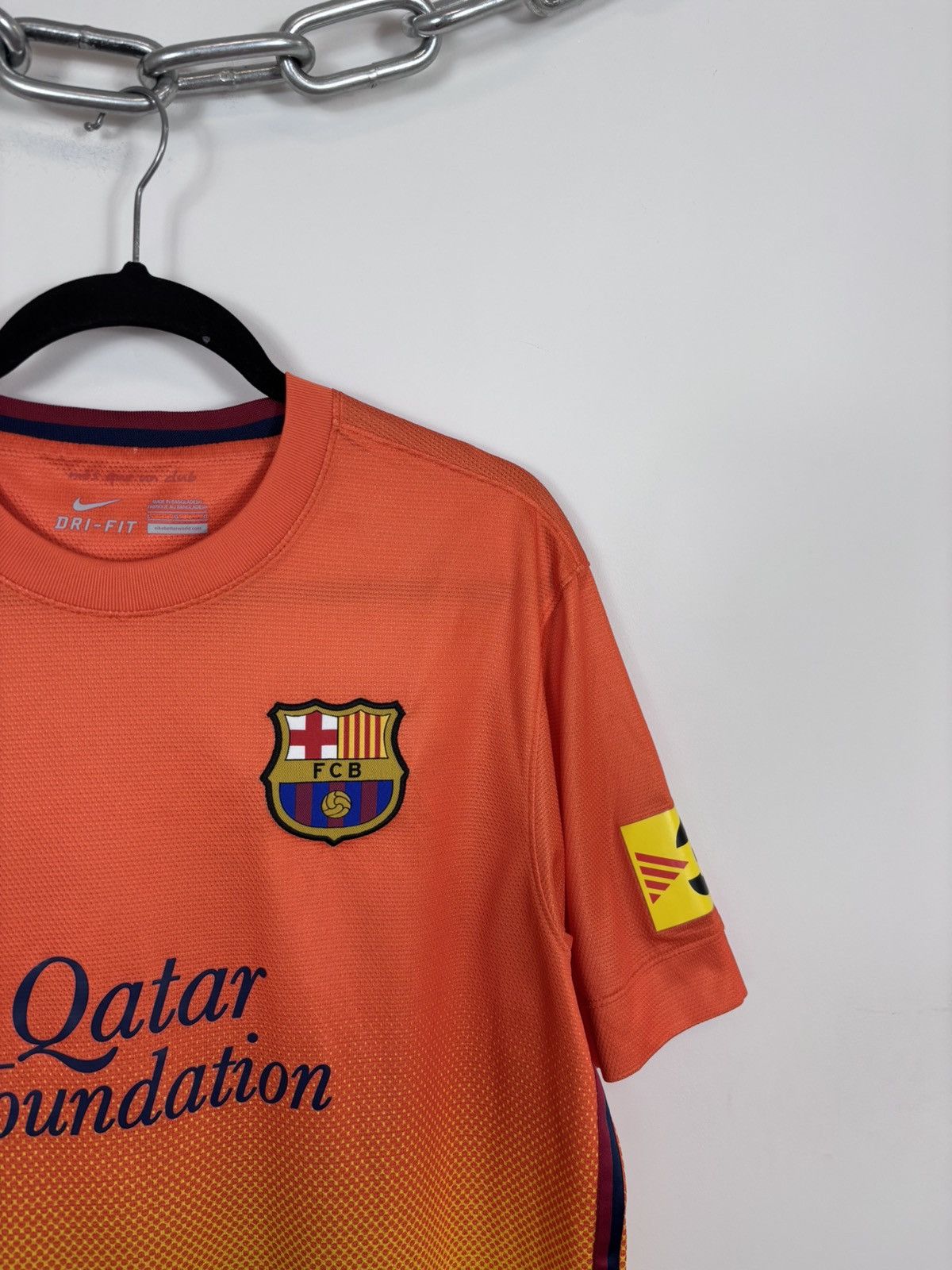 Nike Nike Barcelona 2012/2013 Away Tello #37 Soccer Jersey Shirt Size US L / EU 52-54 / 3 - 13 Thumbnail