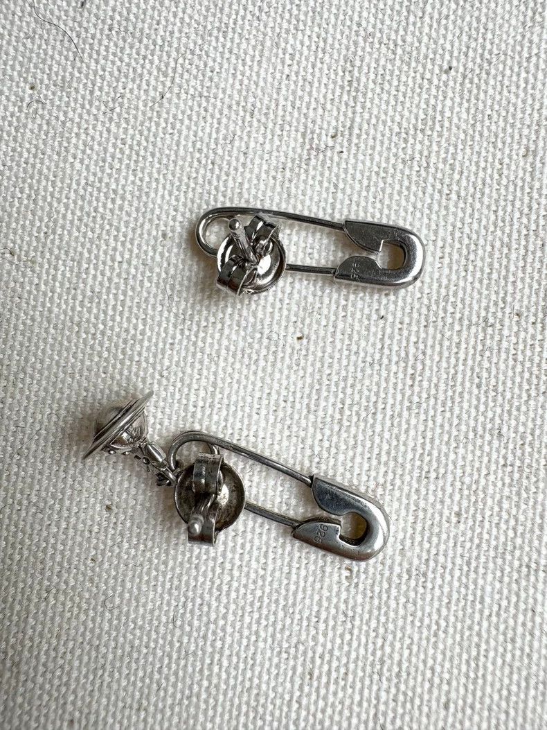 Vivienne Westwood Vivienne Westwood Vintage pin Saturn stud earrings Size ONE SIZE - 4 Thumbnail