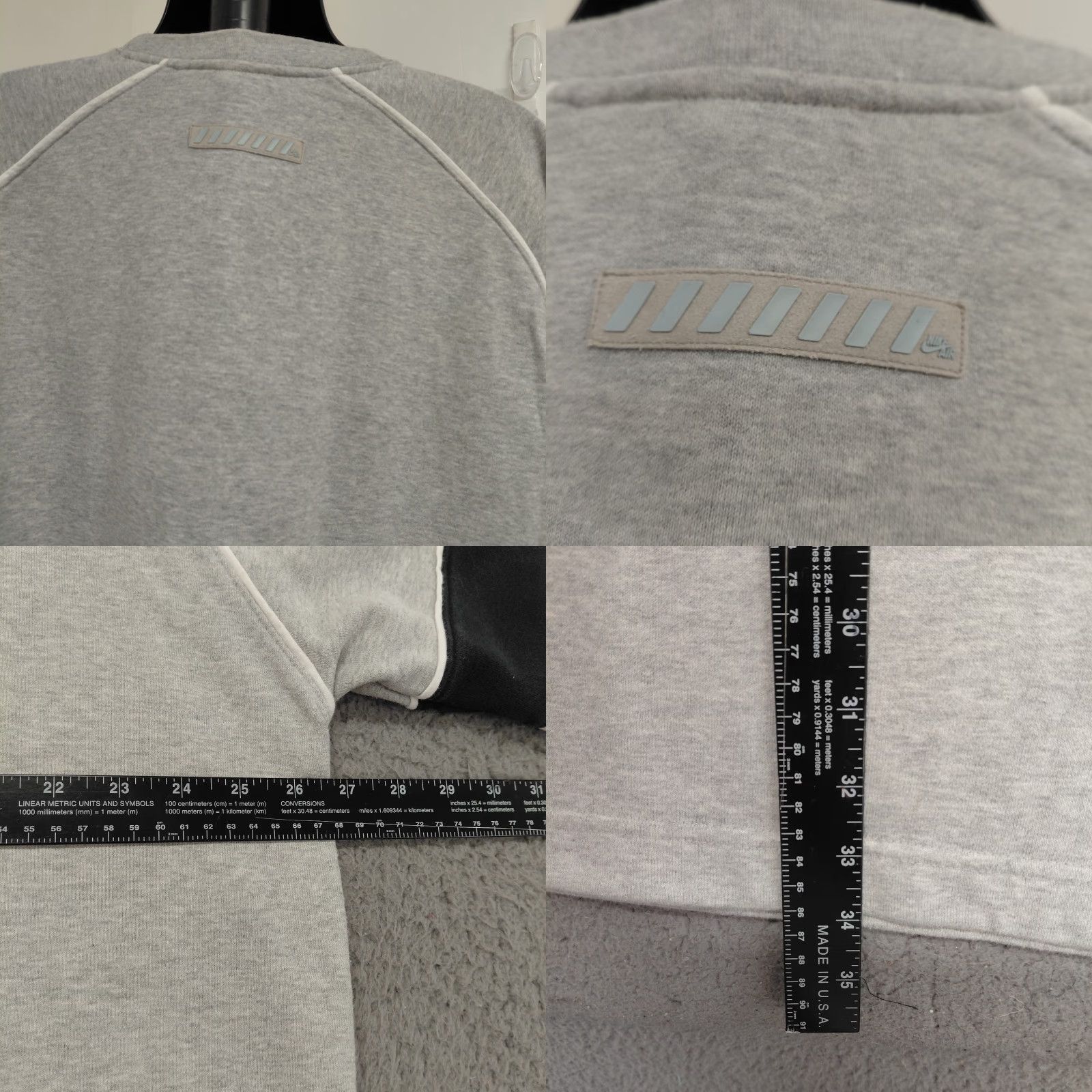 Nike VINTAGE Nike Air Set It Off Revolution Shirt Men’s XXL Tall Gray Embroidered 2012 Y2K Nike Air Size US XXL / EU 58 / 5 - 8 Thumbnail