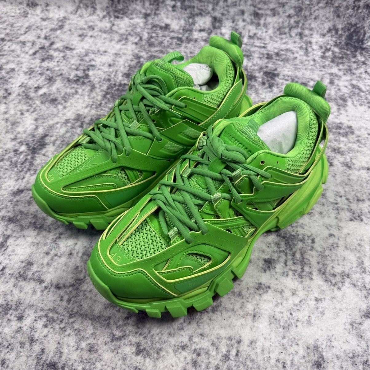 Balenciaga Balenciaga Track ‘Neon Green’ Shoes Size US 9.5 / EU 42-43 - 2 Thumbnail