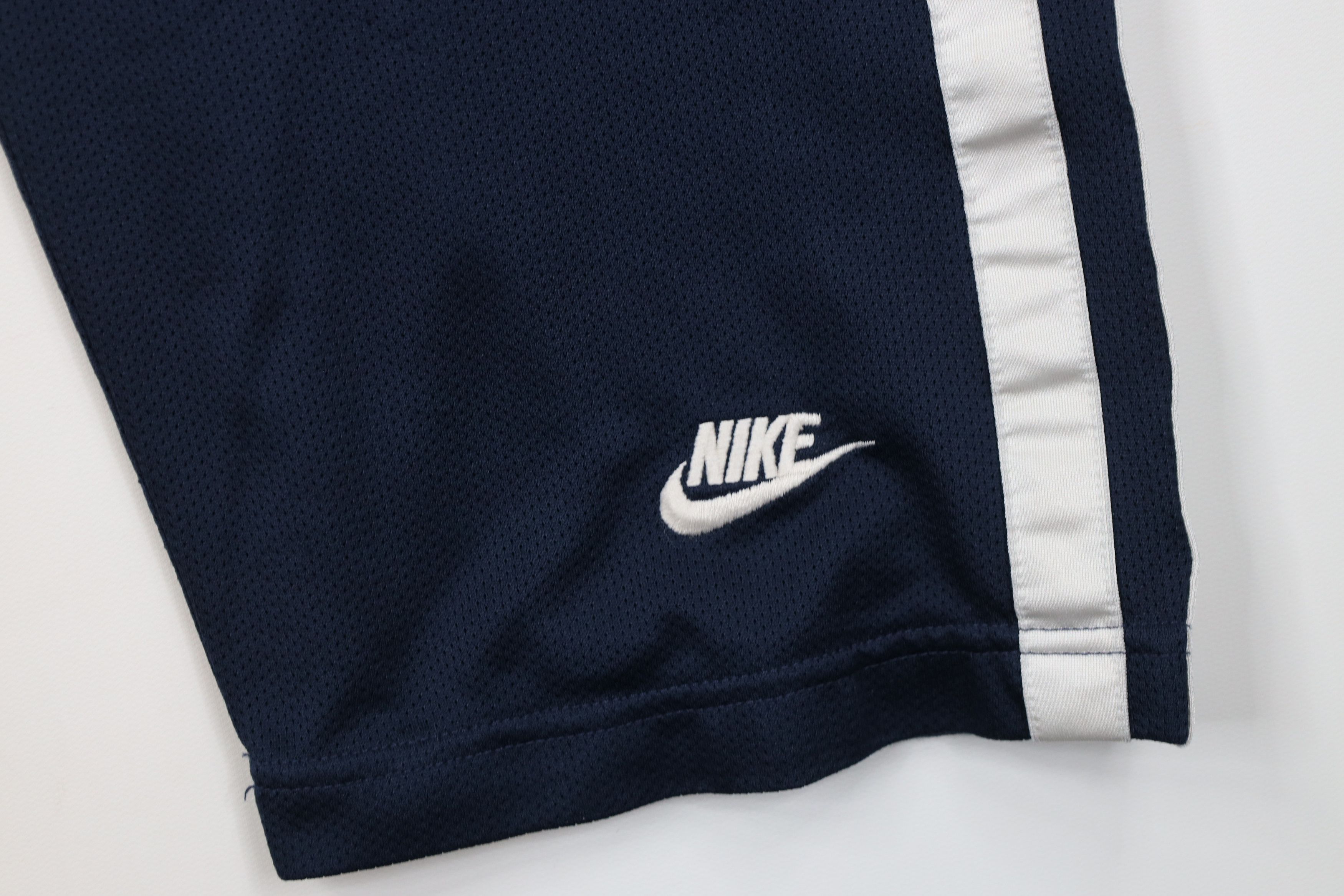 Nike Vintage Y2K Nike Mini Swoosh Knit Wide Leg Pants Navy Blue Size US 38 / EU 54 - 5 Thumbnail