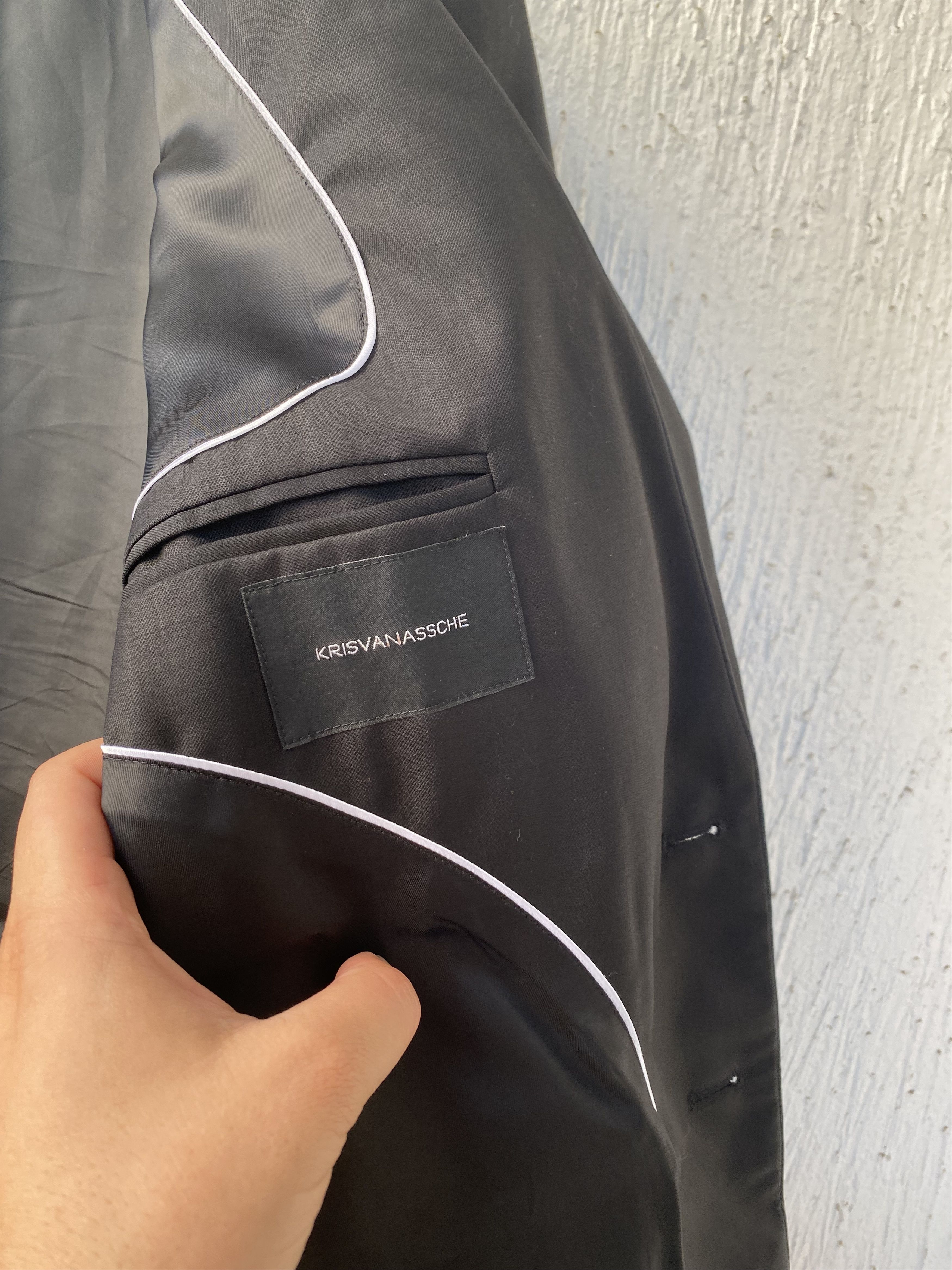 Kris Van Assche black wool blazer Size US M / EU 48-50 / 2 - 3 Thumbnail