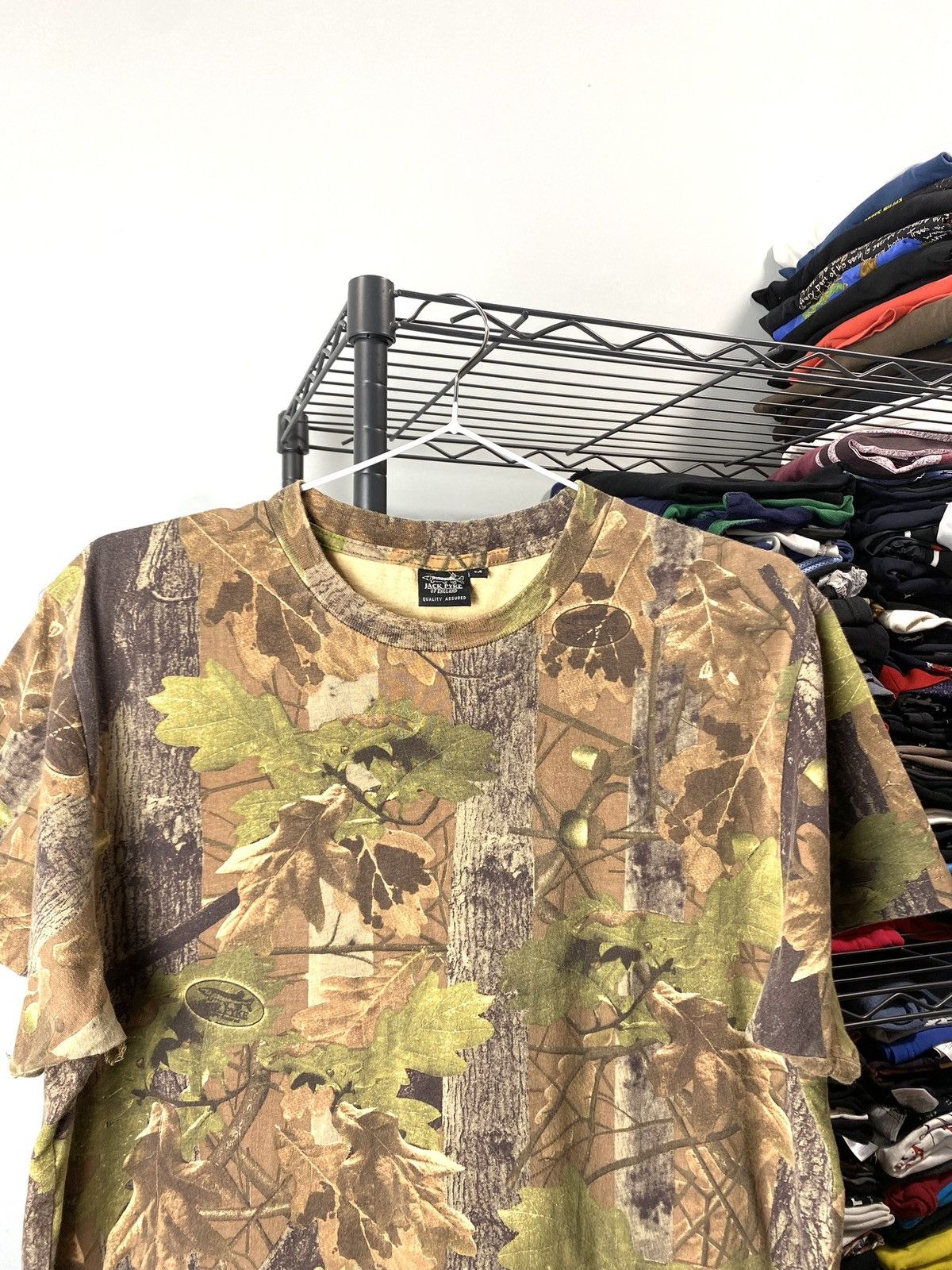 Japanese Brand Y2K Vintage Forest Camo Tee Shirt Archive Hype Carhartt Size US M / EU 48-50 / 2 - 2 Thumbnail