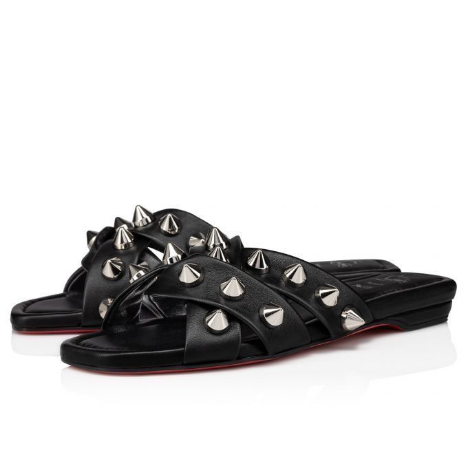 Christian Louboutin o1s1wg110924 Miss Spika Slide in Black Size US 6 / IT 36 - 3 Thumbnail