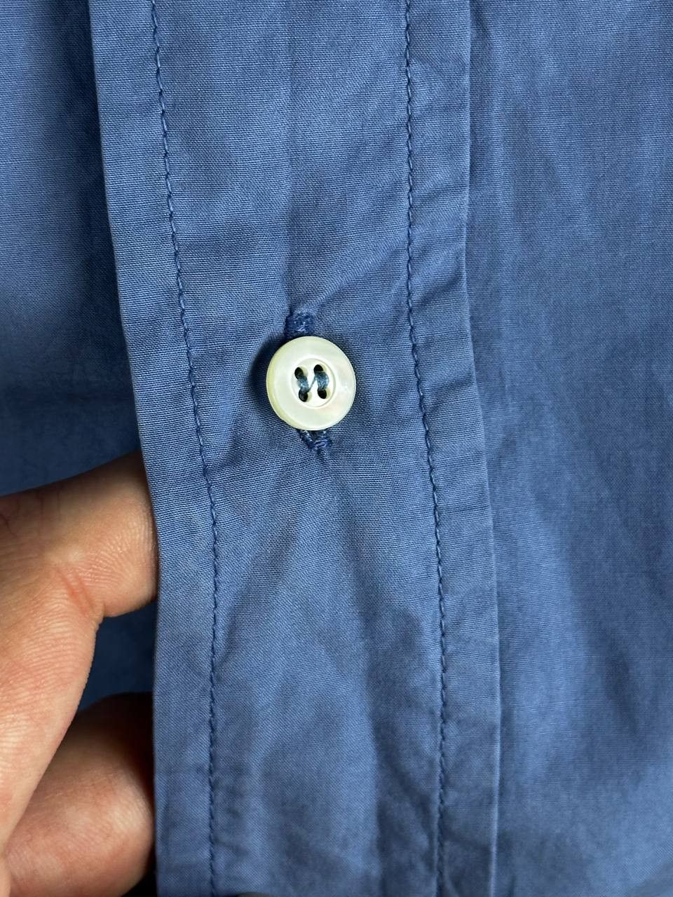 Designer OSKA Luxury Short Sleeve Shirt Blue Size US L / EU 52-54 / 3 - 8 Thumbnail