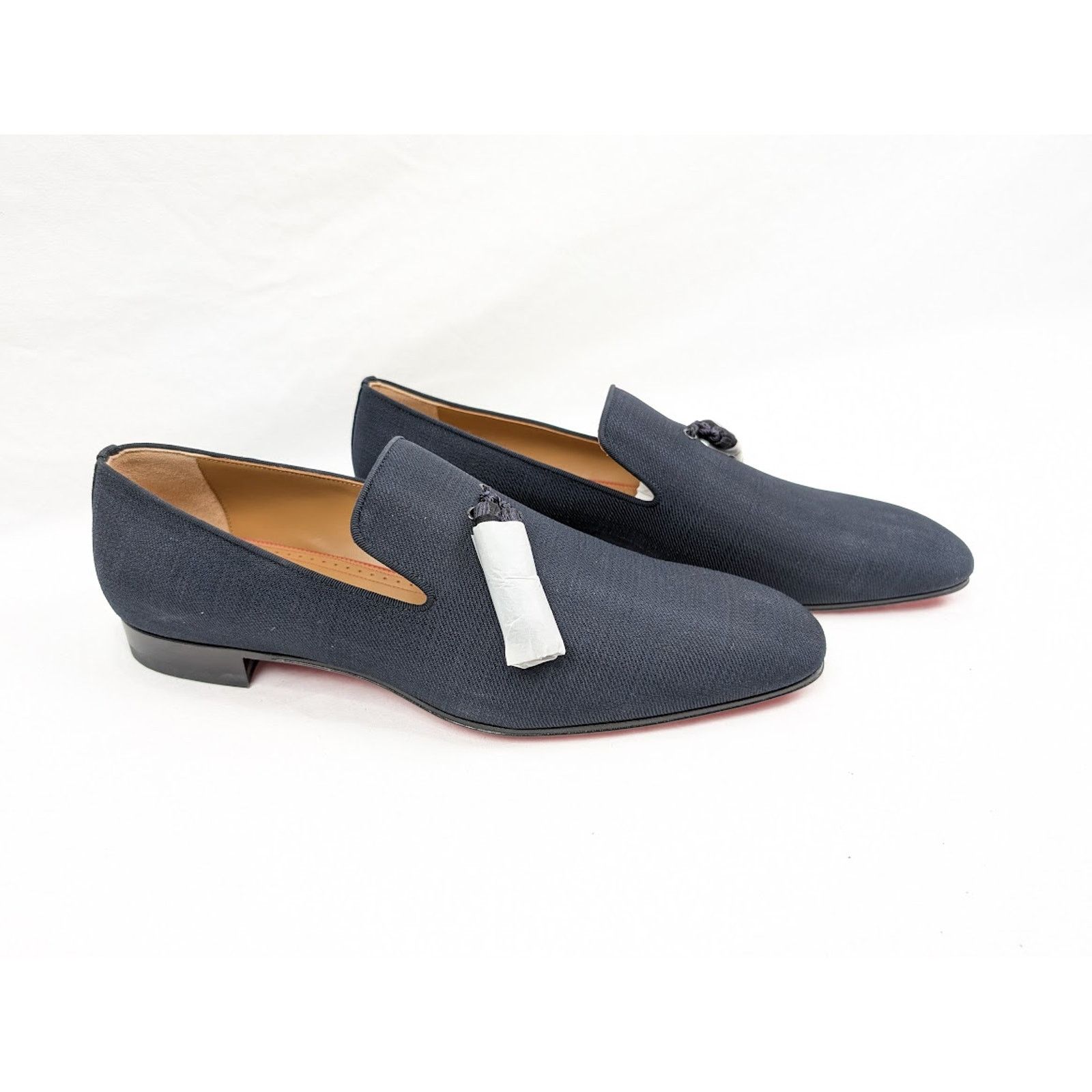 Christian Louboutin o1rshd1 Officialito Flat Shoes in Marine Size US 13 / EU 46 - 1 Thumbnail