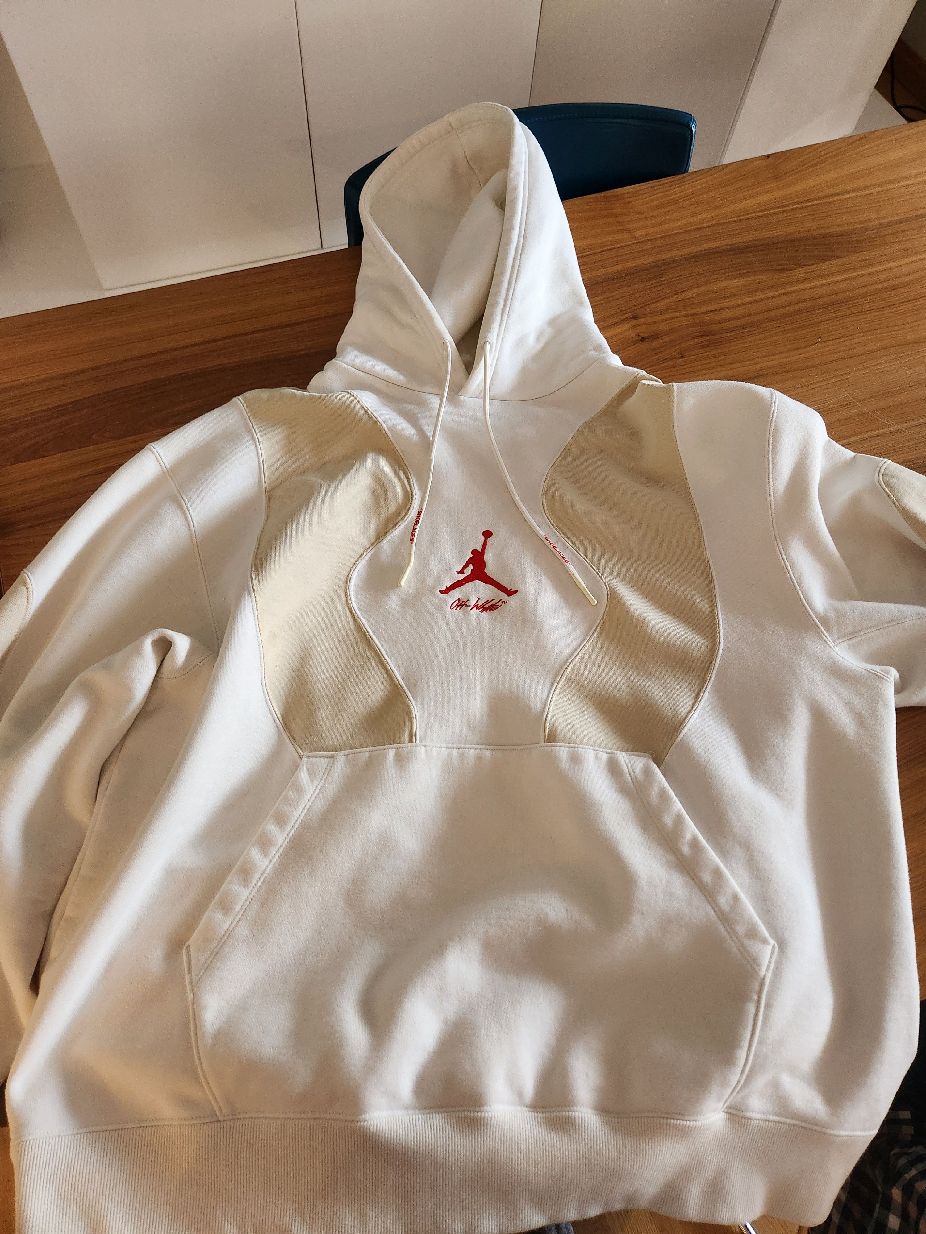 Jordan Brand × Off-White OFF WHITE X JORDAN HOODIE WHITE Size US XXL / EU 58 / 5 - 5 Thumbnail