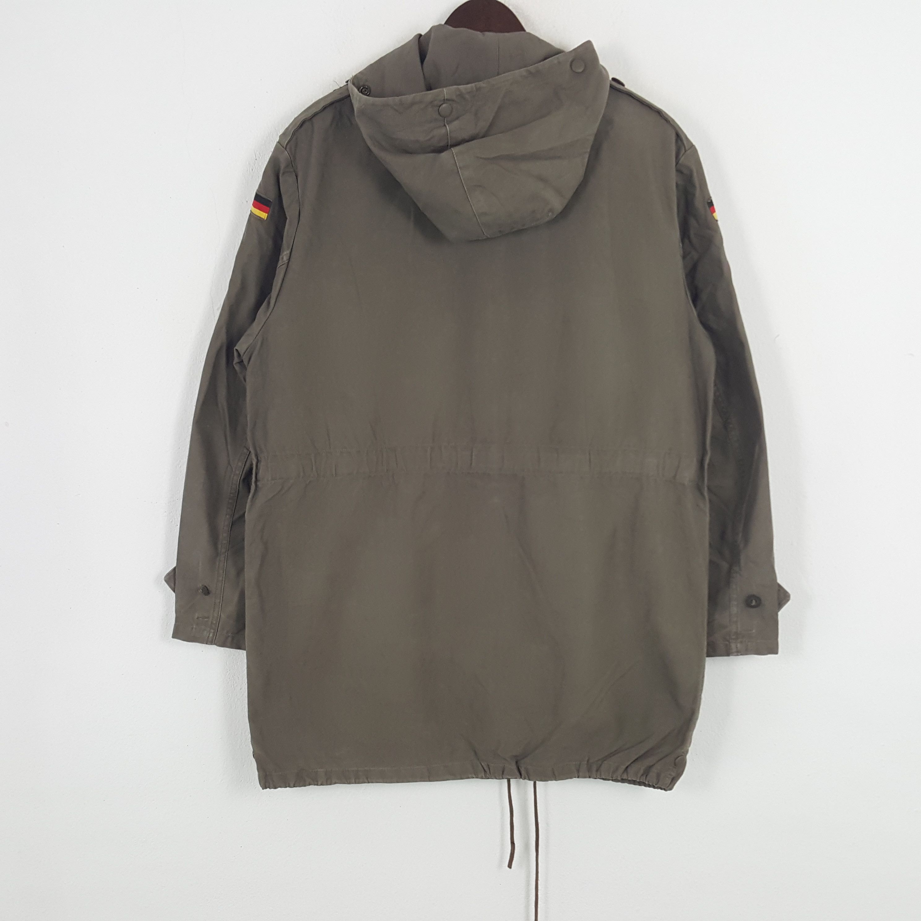Vintage Vintage Germany Worker Military Style Jacket With Hoodie Size US L / EU 52-54 / 3 - 3 Thumbnail
