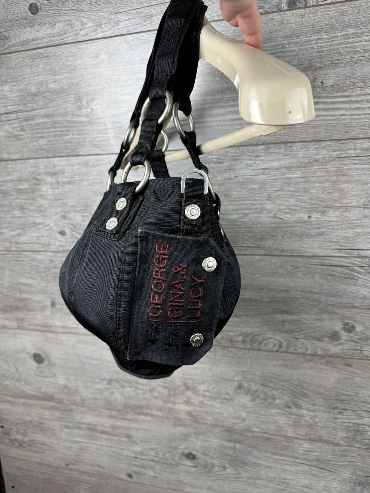 Japanese Brand George Gina & Lucy 2006 y2k style Bag PUFFY PUNCHBAG Size ONE SIZE - 8 Thumbnail