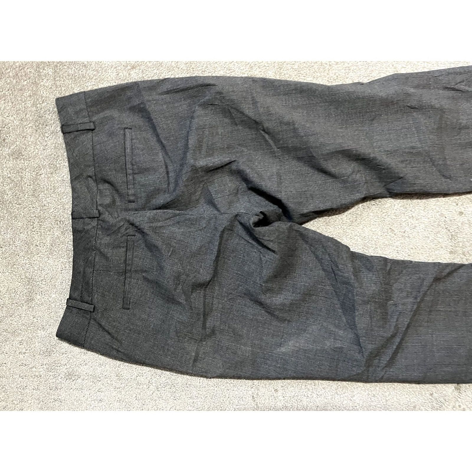 Banana Republic Banana Republic Dress Pants Martin-Fit Cotton Gray Size 8 Womens Pants Straight Lined Dress Pants, Workwear, Business, Casual, Classic Size 30" / US 8 / IT 44 - 5 Thumbnail