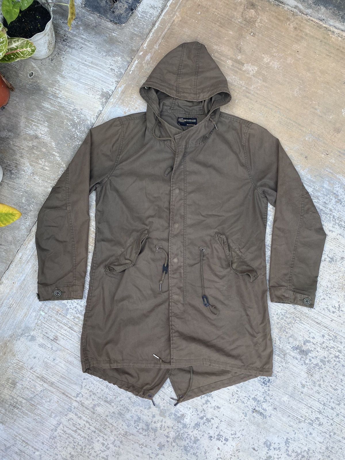 image of Outdoor Life x Vintage Steals Back Number Olive Green M-51 Parka, Women's (Size Large)