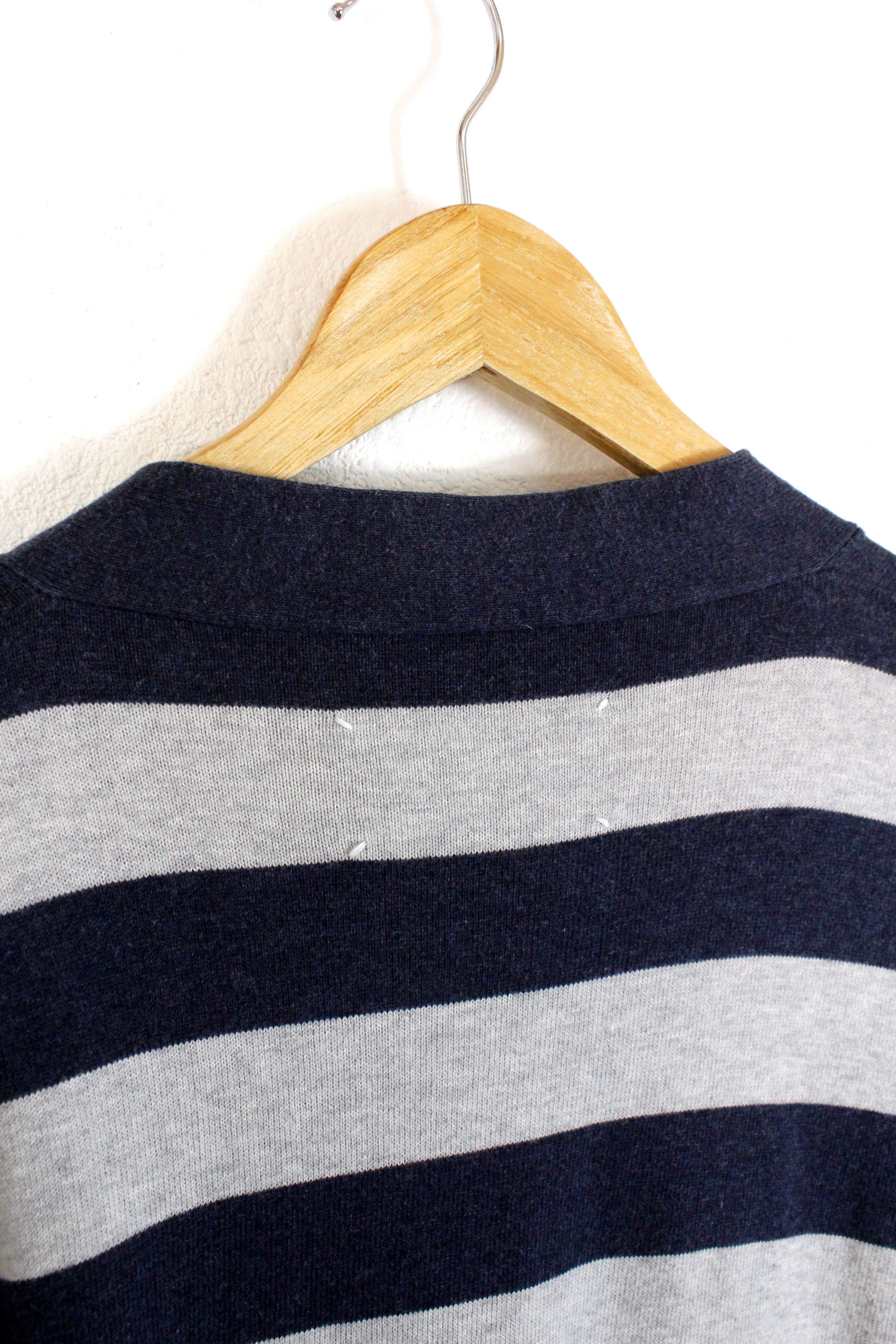 Maison Margiela Archive Maison Margiela Line (10) Wide Striped Cardigan Size US M / EU 48-50 / 2 - 8 Thumbnail