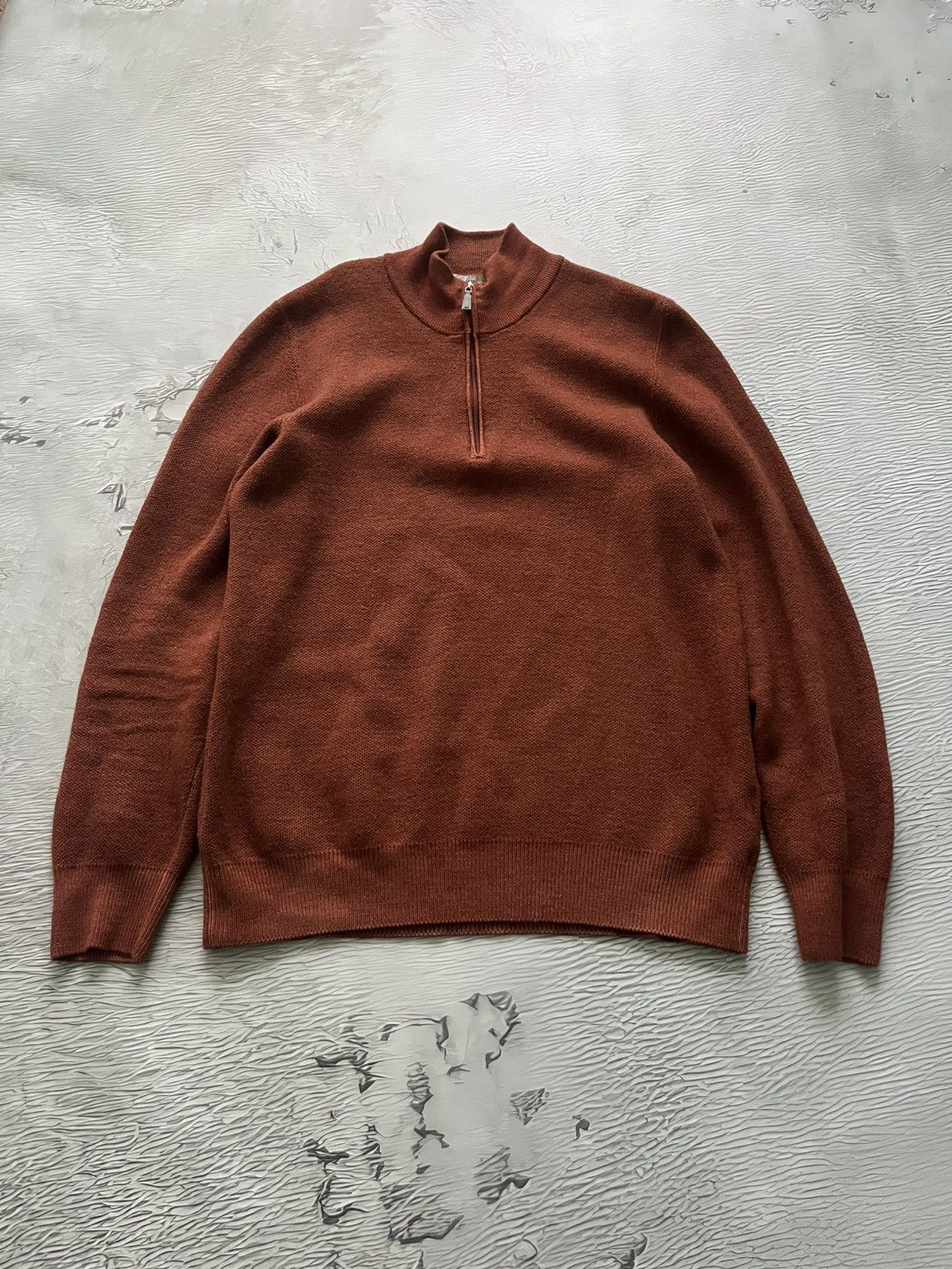 Gran Sasso Vintage Gran Sasso Lana Wool 1/4 Zip Pullover Men's Sweater Size US L / EU 52-54 / 3 - 2 Thumbnail