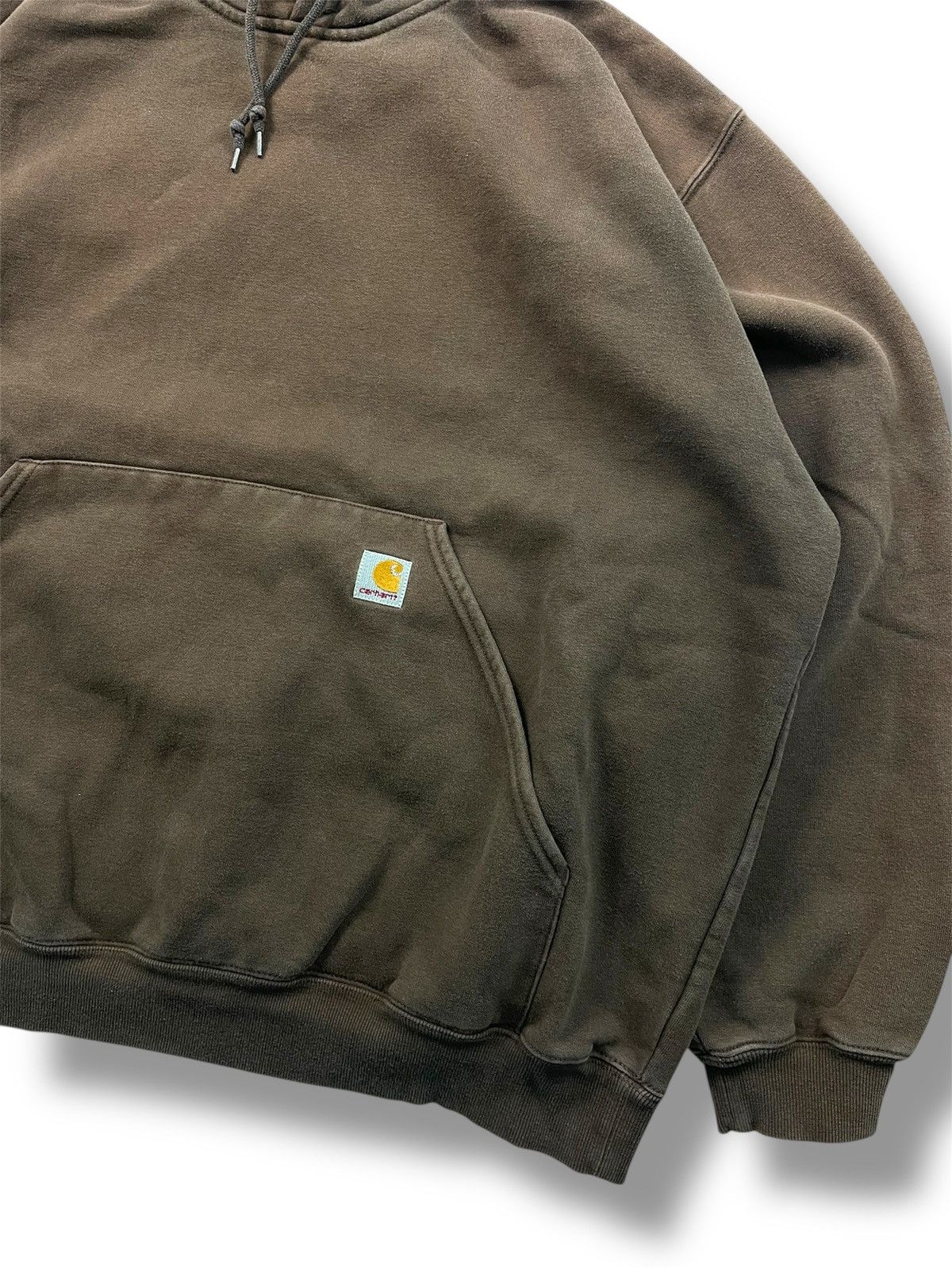 Carhartt Carhartt Brown Hoodie Size US XXL / EU 58 / 5 - 3 Thumbnail