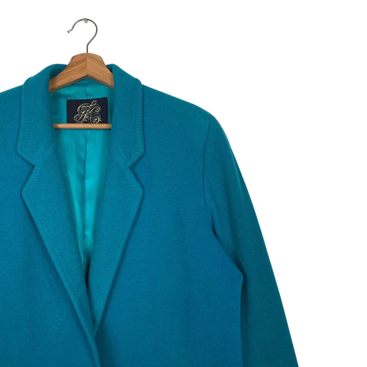 Karl Kani KARL KANI Leopard & Tiger Logo Wool Coat Jacket #2034-C88 Size ONE SIZE - 7 Thumbnail