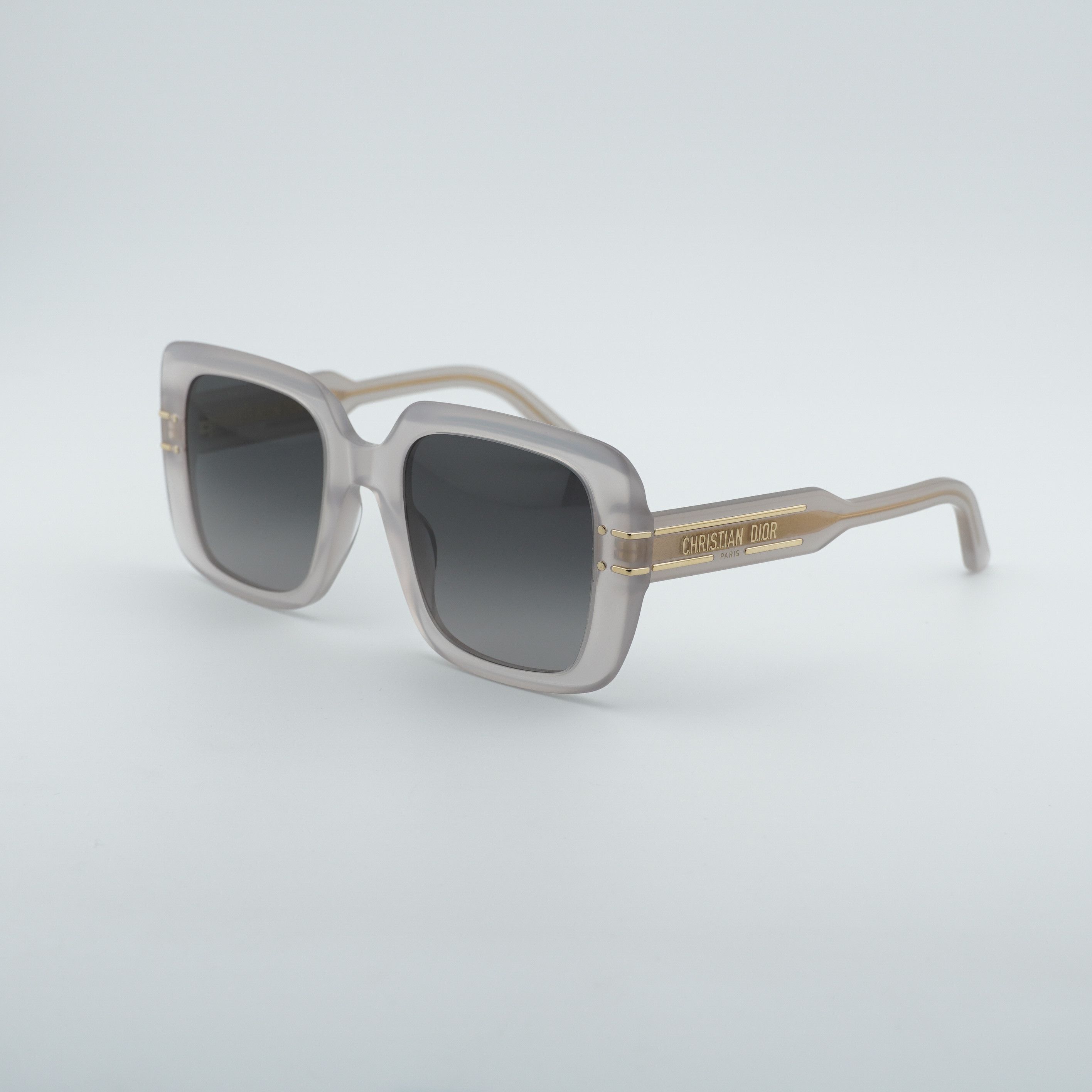 Dior Dior DIORSIGNATURE S11F 78A1 Sunglasses Brown Square Frame Size ONE SIZE - 1 Thumbnail