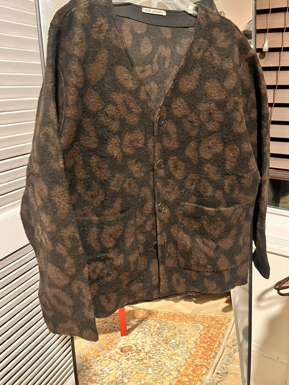 Our legacy cardigan leopard best sale