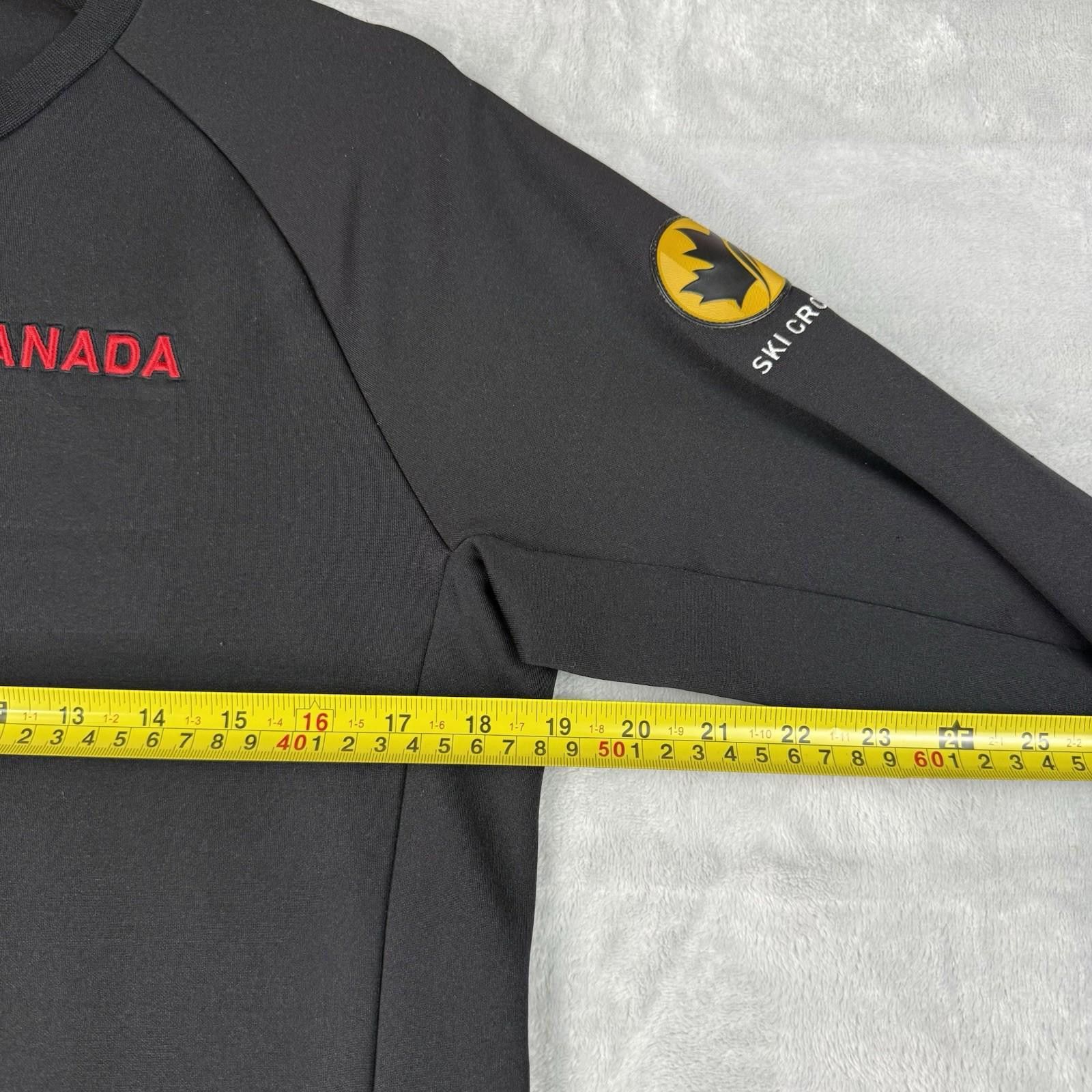 Descente Descente Canada Ski Cross Sweatshirt Black Men Size M Space Size US M / EU 48-50 / 2 - 7 Thumbnail