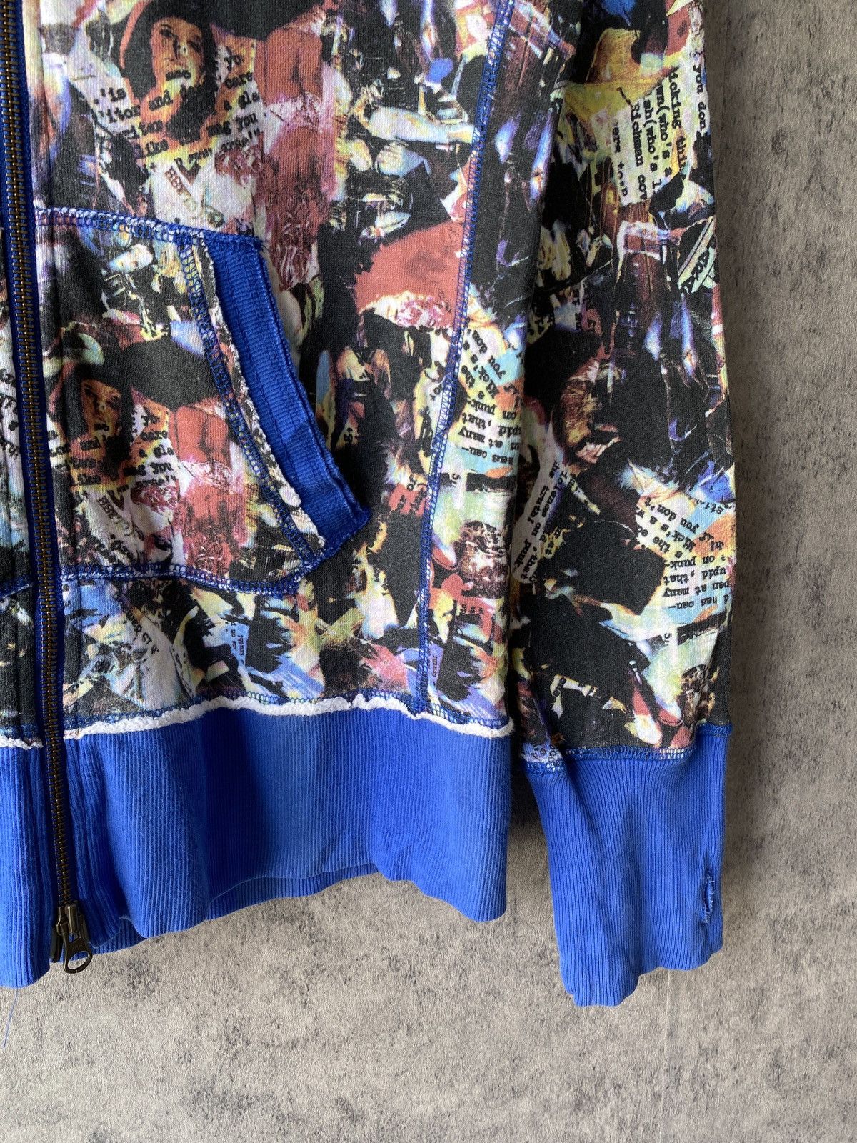 Japanese Brand Glad News Japan Fullprint Design Fur Hoodie Size US S / EU 44-46 / 1 - 8 Thumbnail